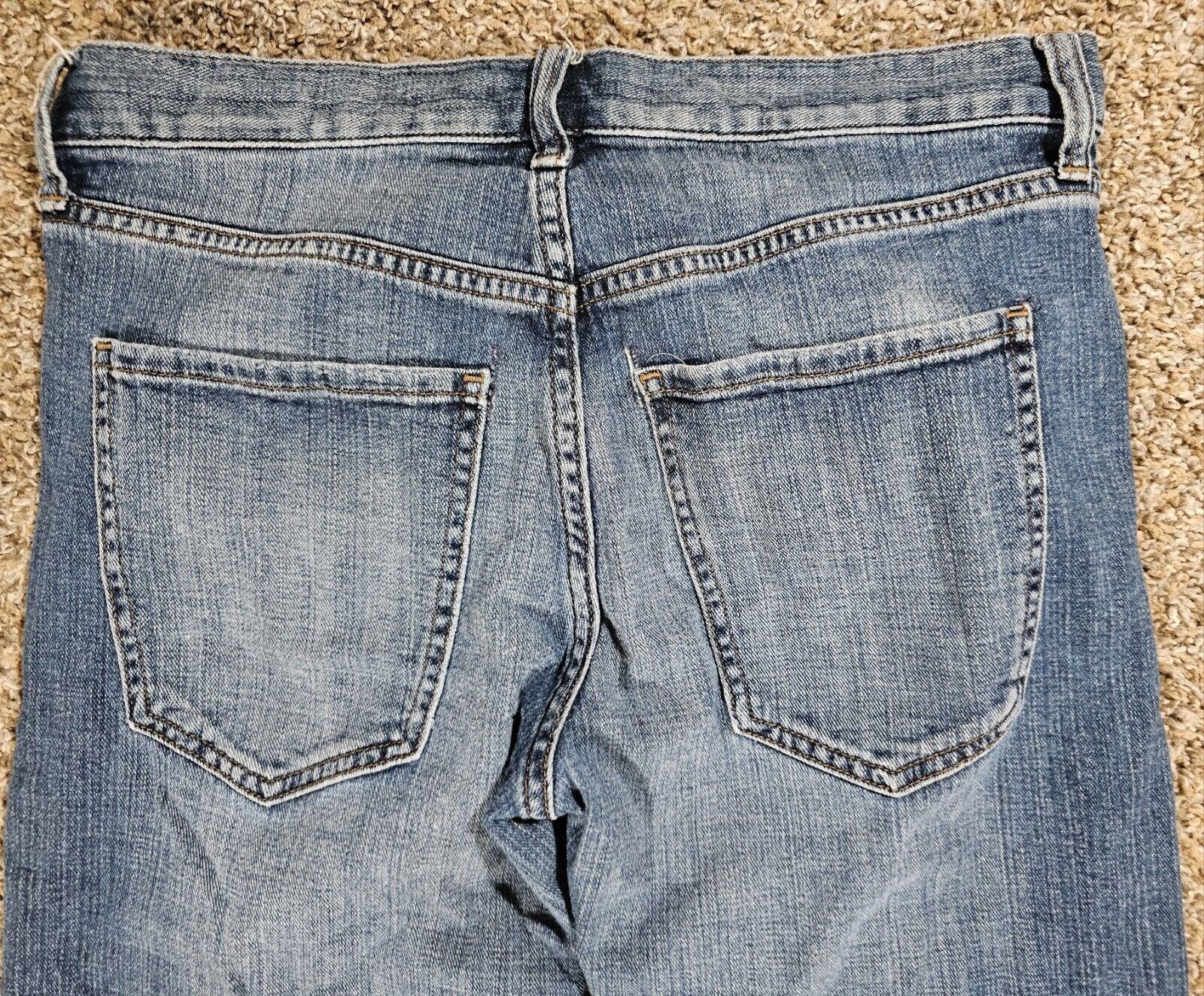 Banana Republic Banana Republic Jeans Womens 26 Boyfriend Blue Distressed Size 26" / US 2 / IT 38 - 8 Thumbnail