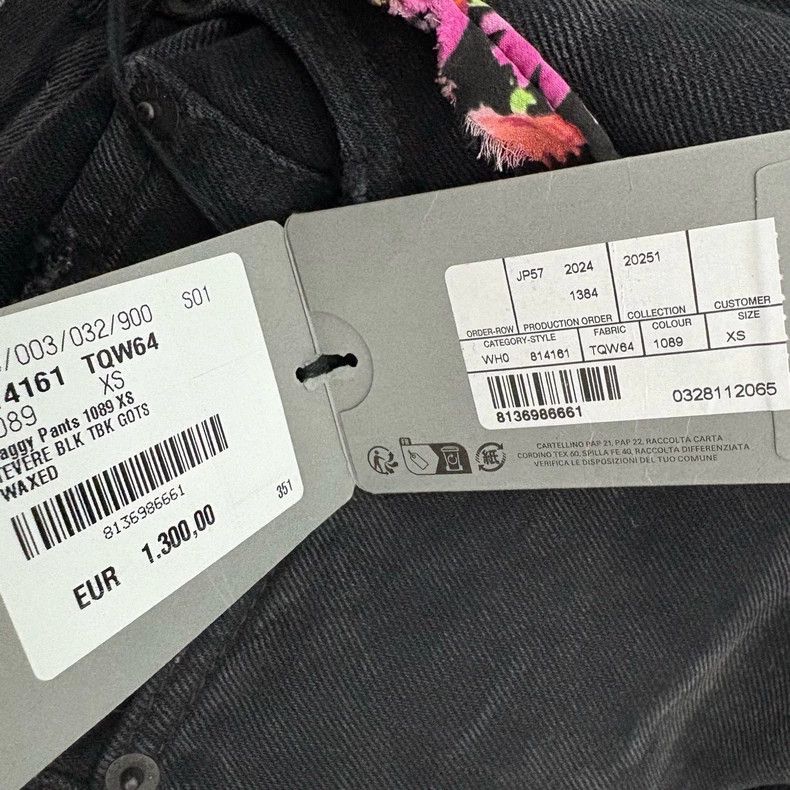 Balenciaga Balenciaga size XS 25 spring drawstring denim pants Size US 27 - 3 Thumbnail