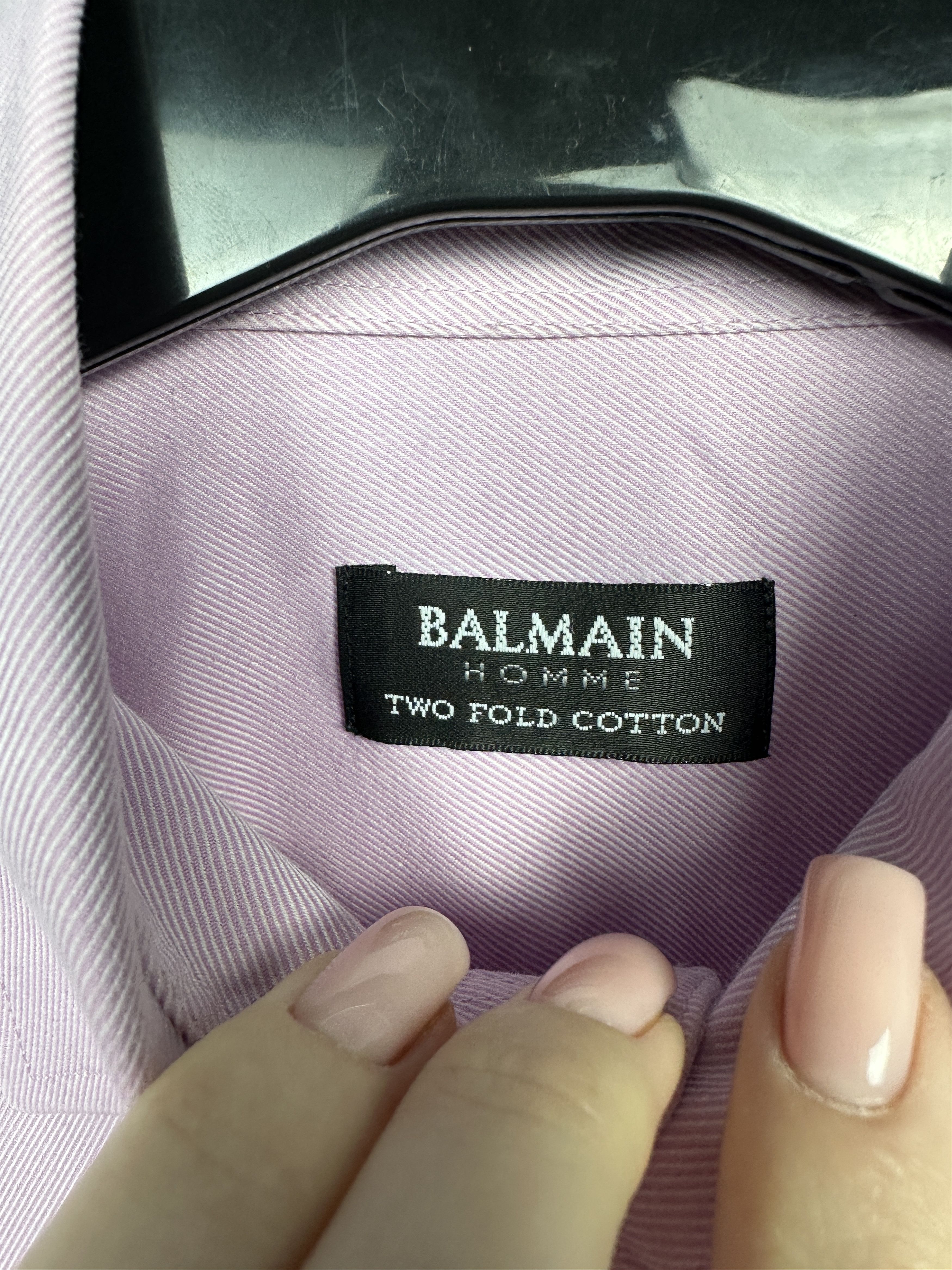 Balmain Balmain Homme Vintage Mens Long Sleeve Shirt Size US L / EU 52-54 / 3 - 3 Thumbnail