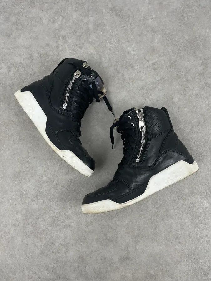 Dolce & Gabbana 2000s Dolce & Gabbana High Leather Zip Sneakers Size US 8 / EU 41 - 5 Thumbnail