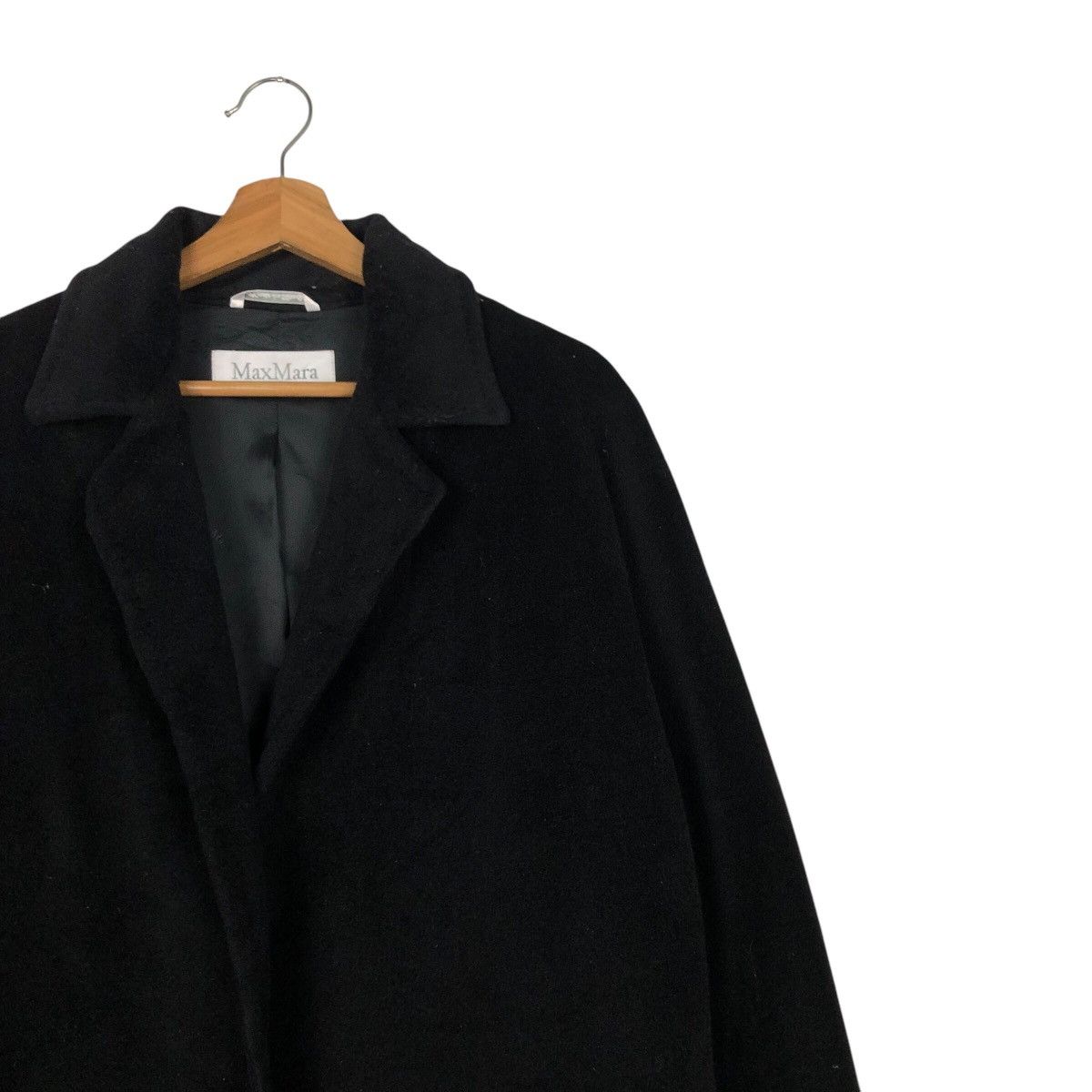 Vintage Vintage Long Jacket Wool Max Mara Made in Italy Herringbone Size US M / EU 48-50 / 2 - 8 Thumbnail