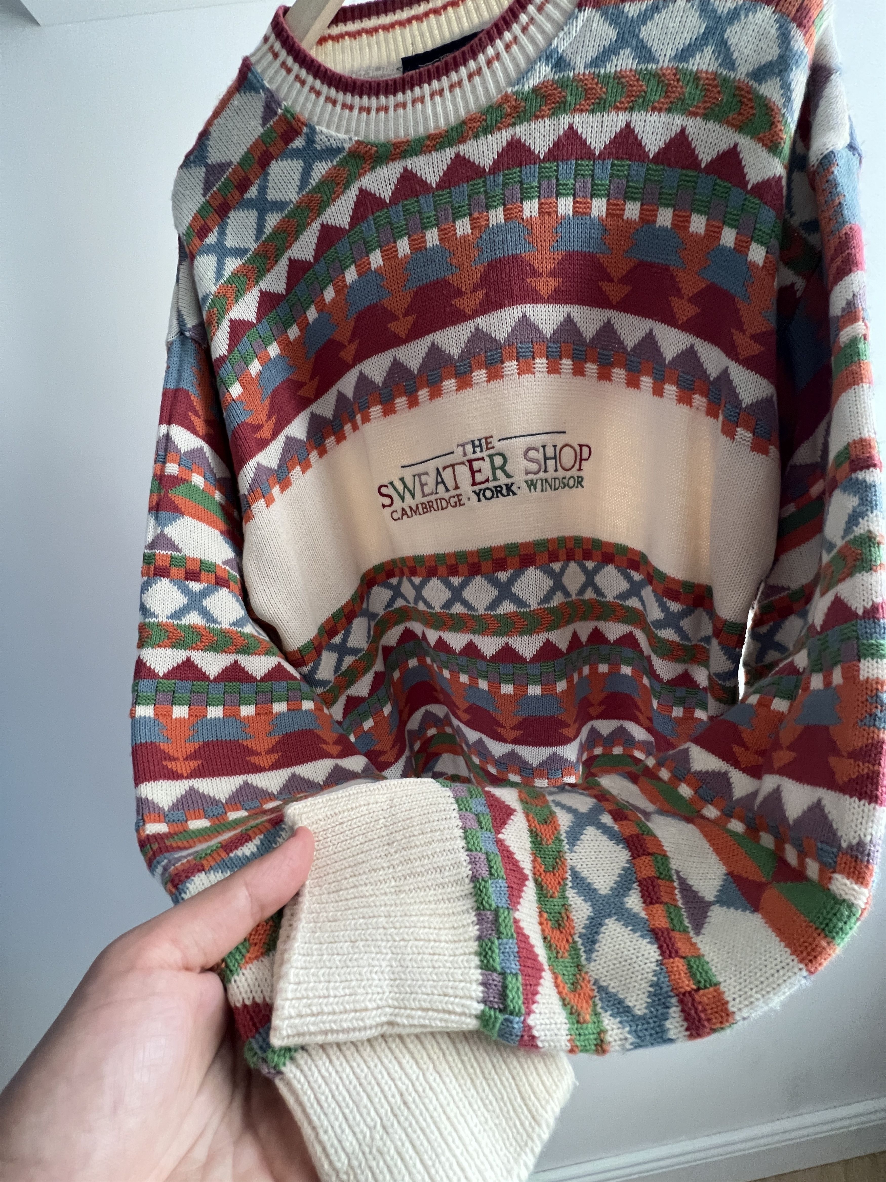 Coogi × Vintage Vintage The Sweater Shop Jumper Striped Pattern Coloured Size US XL / EU 56 / 4 - 6 Thumbnail