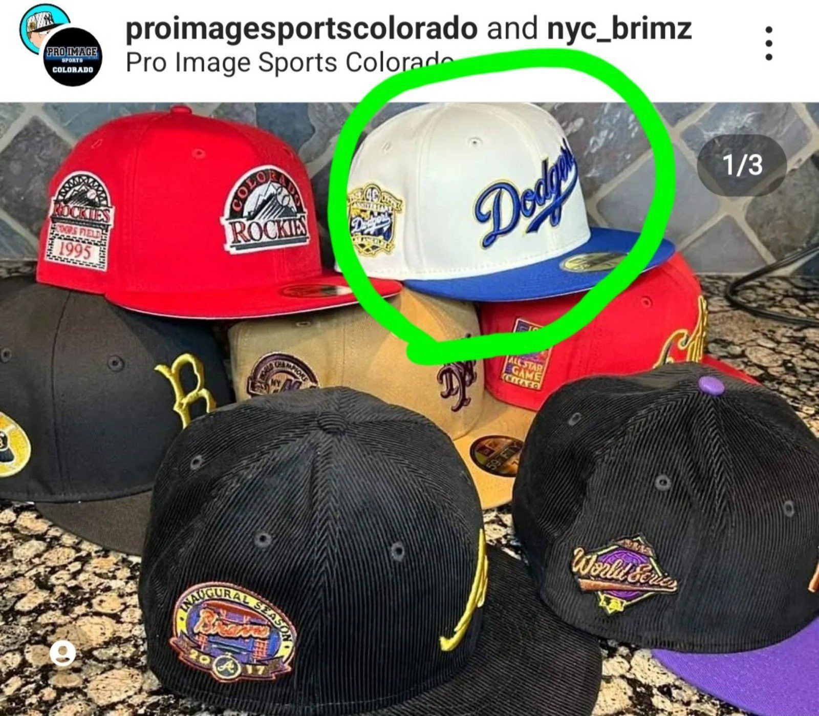 New Era *Firm* 7 3/4 Pro Image Los Angeles Dodgers Dr. Dre Hook Size ONE SIZE - 9 Thumbnail