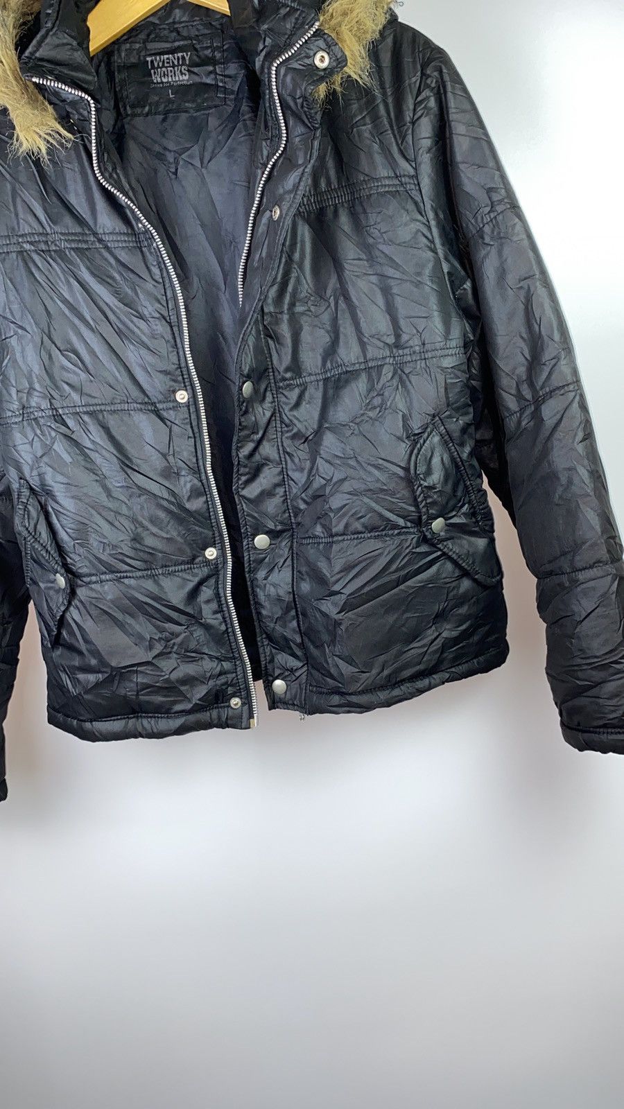 Japanese Brand Fur puffer jacket twenty work japanese brand winter sesh Size US L / EU 52-54 / 3 - 12 Thumbnail