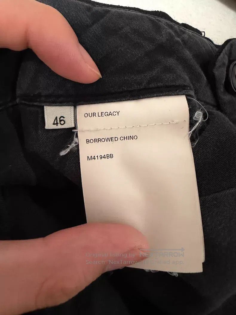 Our Legacy Our Legacy Black Wool Twill Trousers Size US 30 / EU 46 - 7 Thumbnail