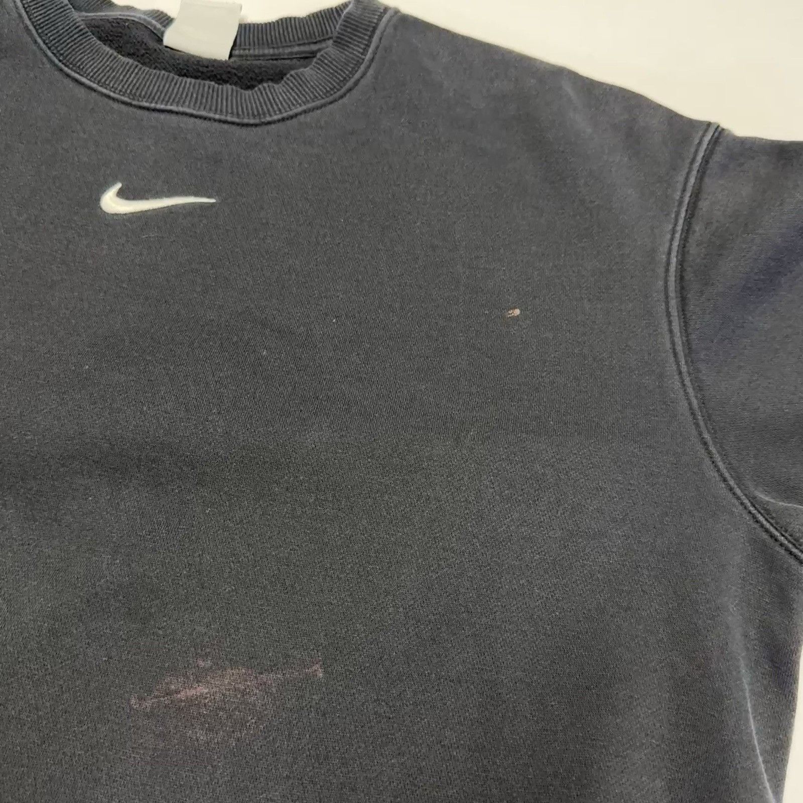 Nike Nike Center Swoosh Sweatshirt Mens Small Black Size US S / EU 44-46 / 1 - 5 Thumbnail