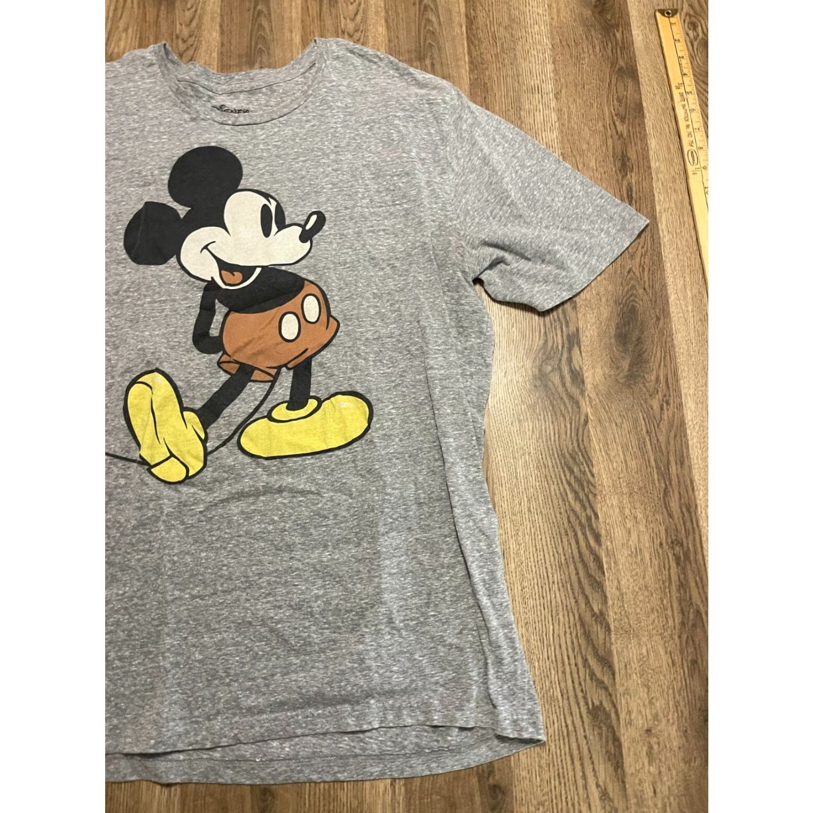 Disney Disney Shirt Men's 3XL Gray Mickey Mouse Short Sleeve Crew Neck T-Shirt Size US XXL / EU 58 / 5 - 4 Thumbnail