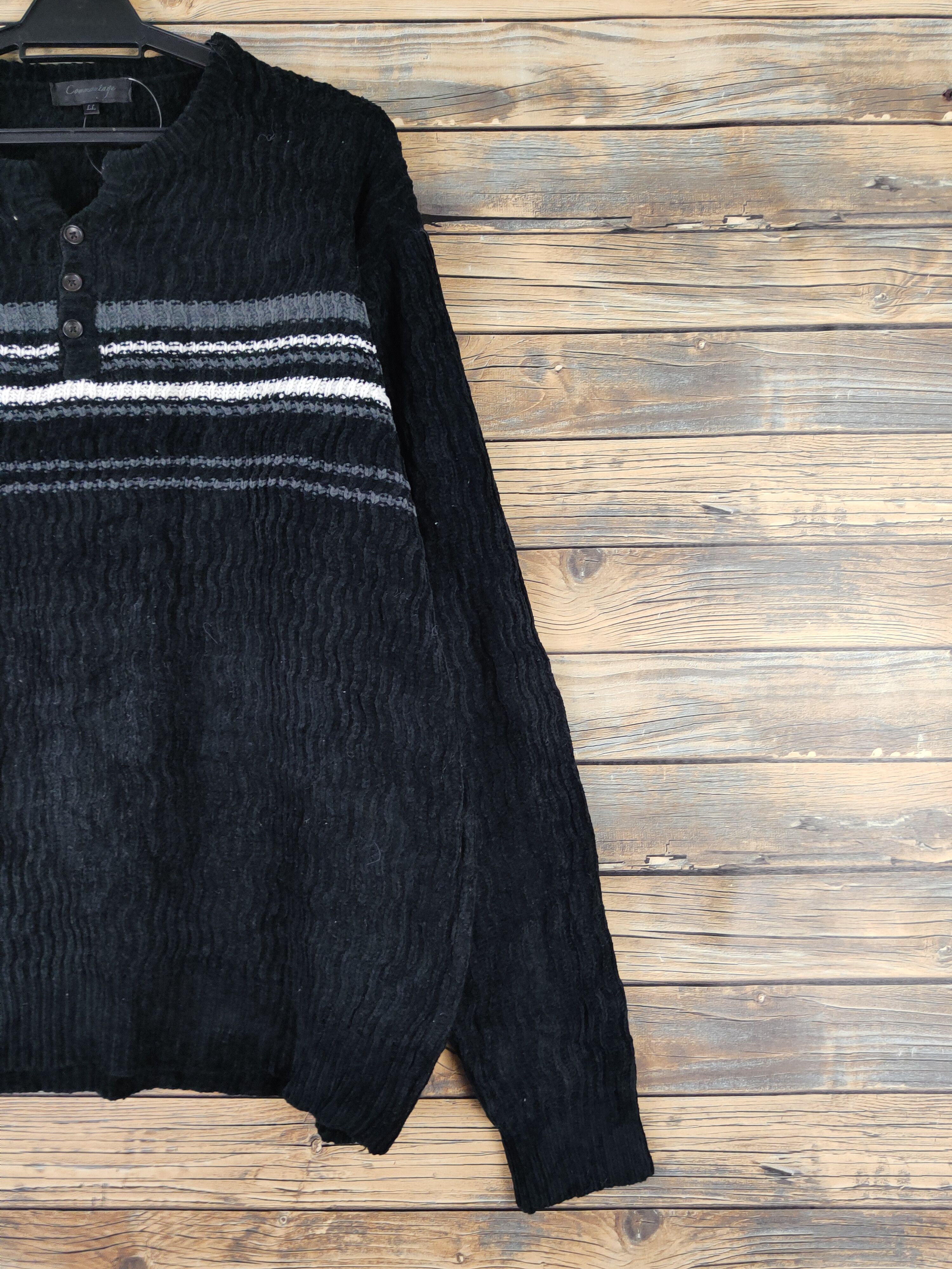 Vintage Commontage Black vintage Knitwear Sweatshirts #W2013 Size US L / EU 52-54 / 3 - 5 Thumbnail