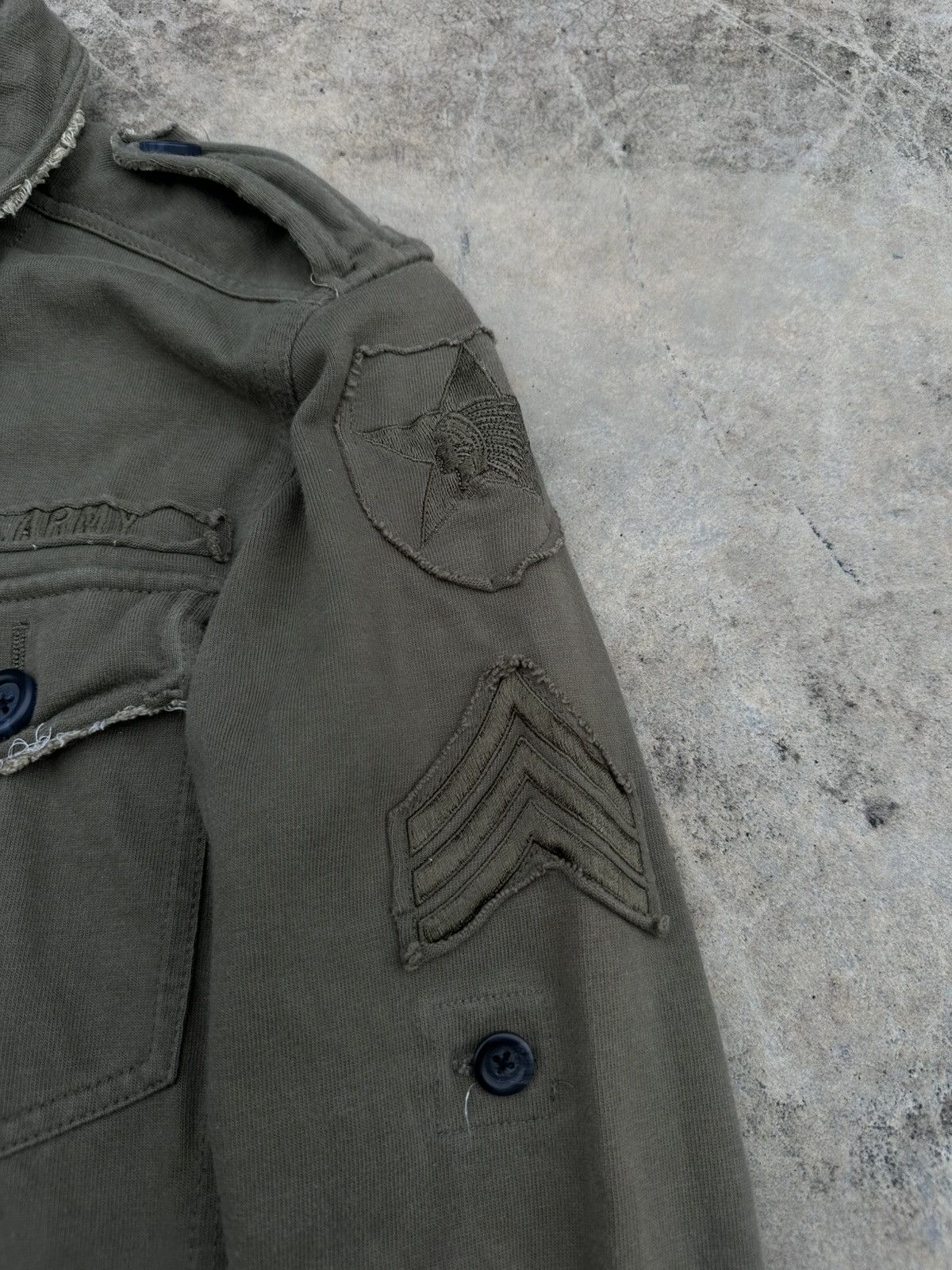 BUFFALO BOBS Buffalo Bobs Olive Green Military Button-up Shirt Size US S / EU 44-46 / 1 - 3 Thumbnail