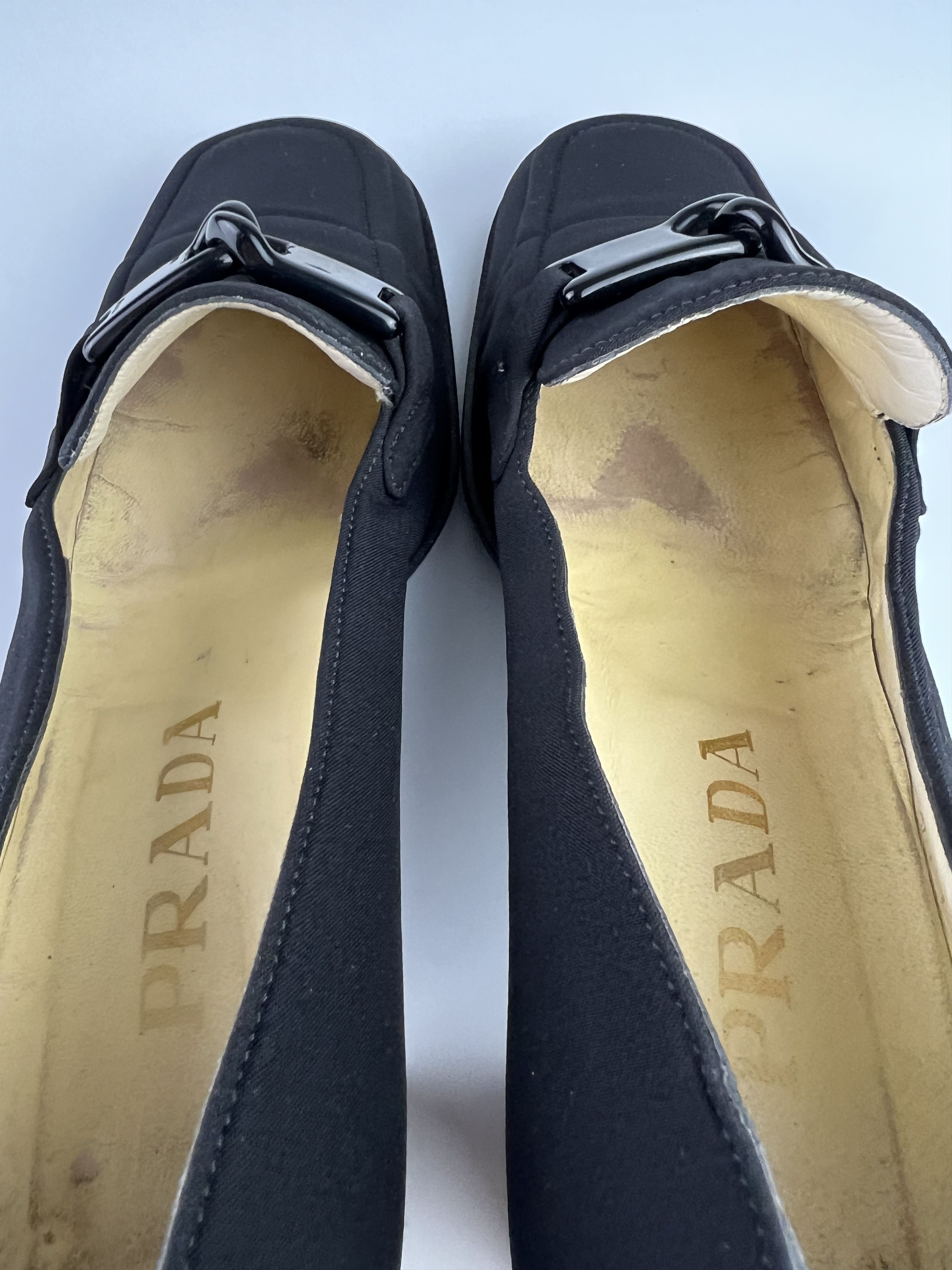 Prada Prada Black Heels Size 38.5 Size US 8.5 / IT 38.5 - 11 Thumbnail