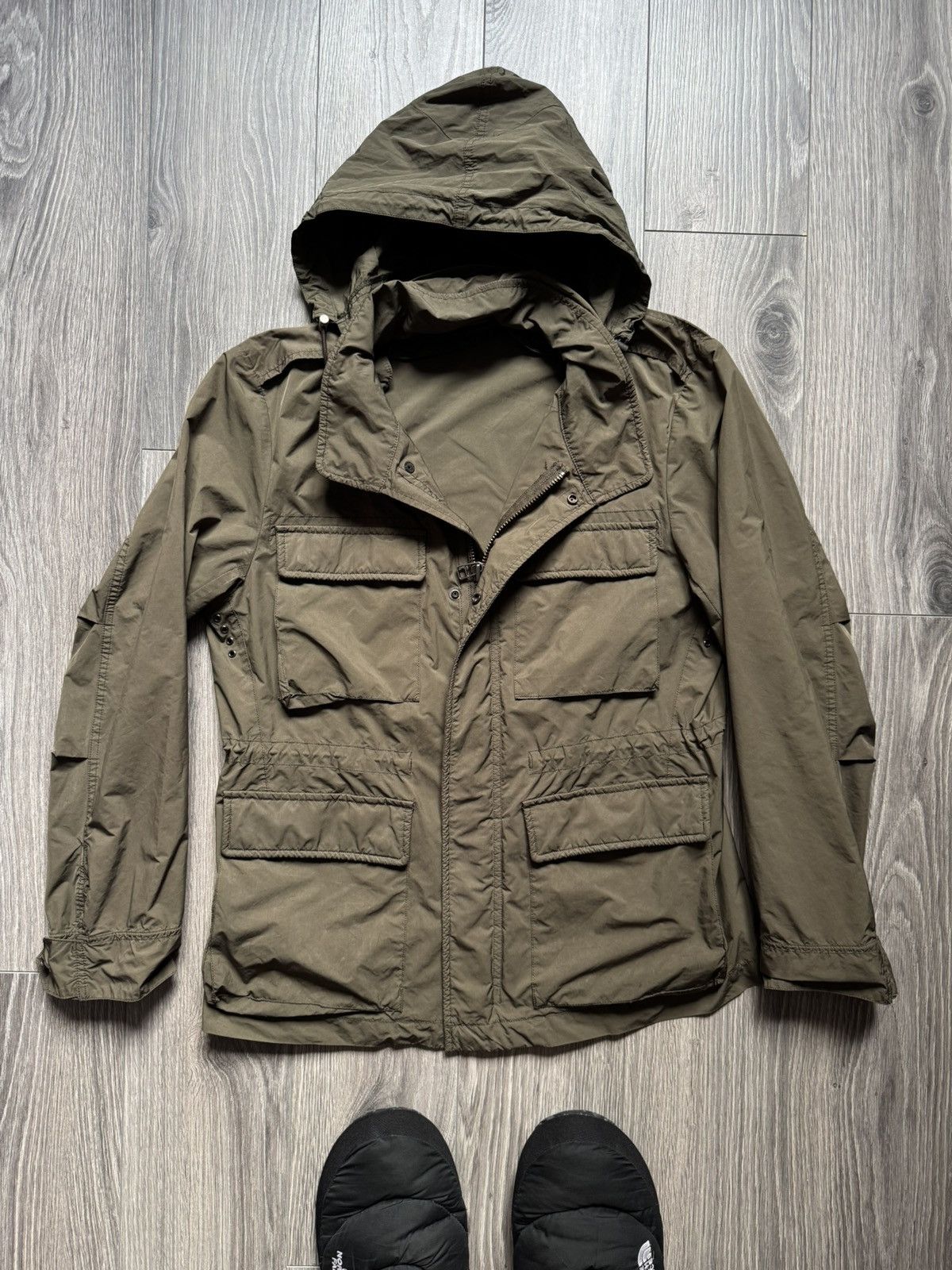 Beams Japan M.I.D.A x Beams Japan Olive Nylon Short M-65 2 in1 Jacket 48 Size US M / EU 48-50 / 2 - 14 Thumbnail