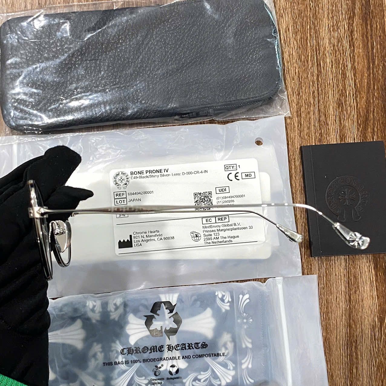 Chrome Hearts CHROME HEARTS BONE PRONE IV EYEGLASSE Size ONE SIZE - 4 Thumbnail