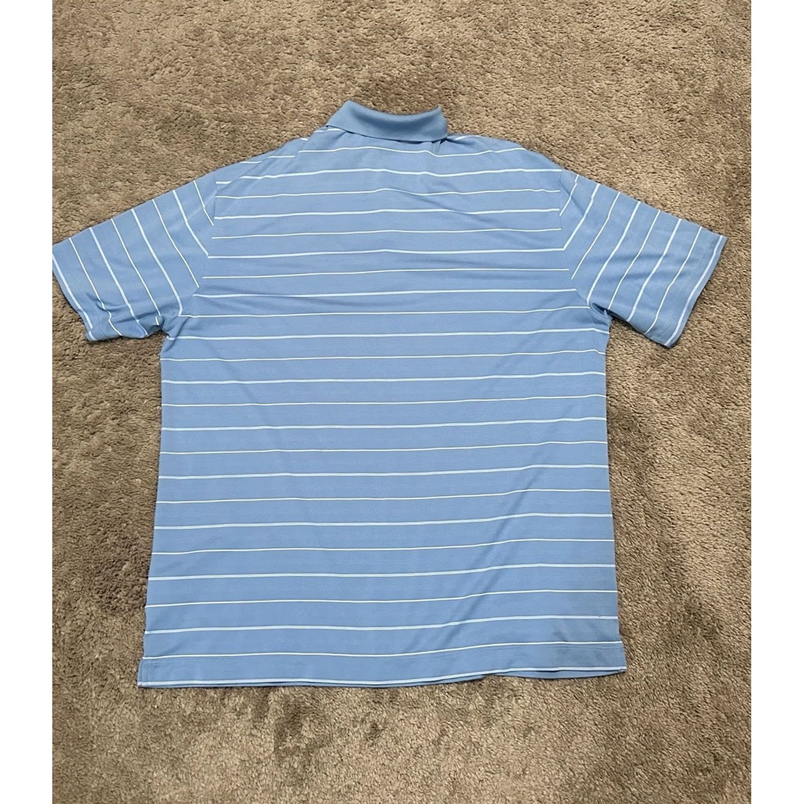 Nike Nike Polo Shirt Mens XL Arnold Palmer Golf Performance Breathable Striped Blue Size US XL / EU 56 / 4 - 4 Thumbnail
