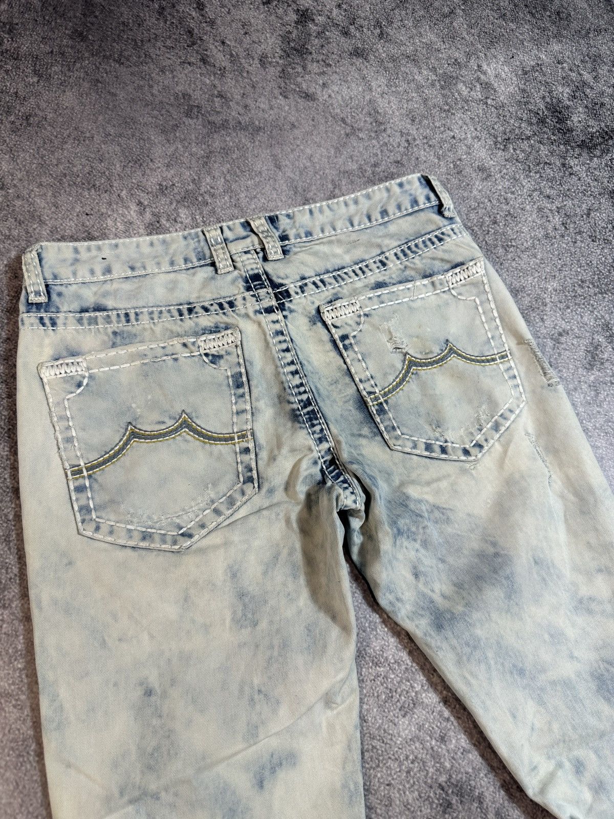 Japanese Brand × Vintage Y2K Jeansnet Denim Streetwear Style Casual Jeans USA L Rare Size US 33 - 6 Thumbnail