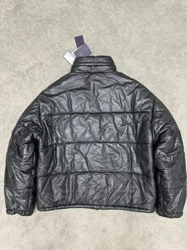 Prada Prada Black Leather Puffer Jacket for Men. Size US S / EU 44-46 / 1 - 4 Thumbnail