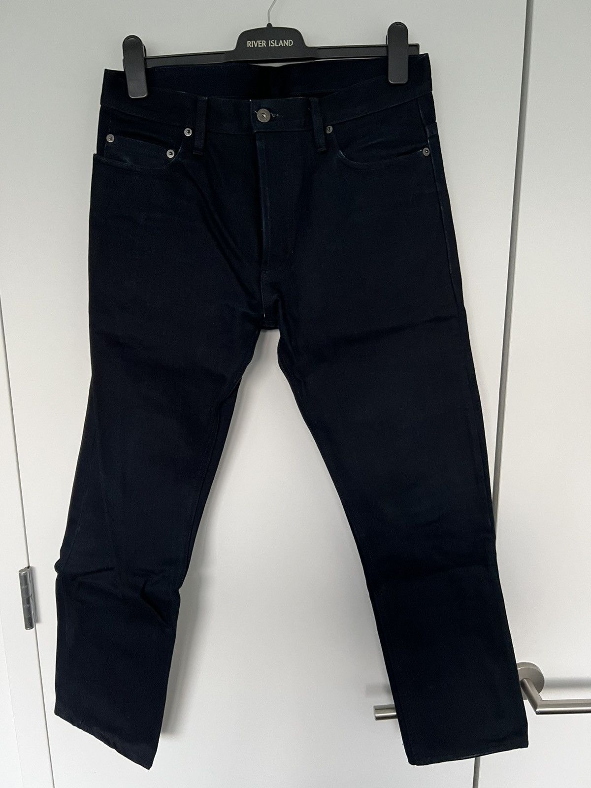 Brand New ST-120X Slim Tapered Shadow Selvedge Size 32