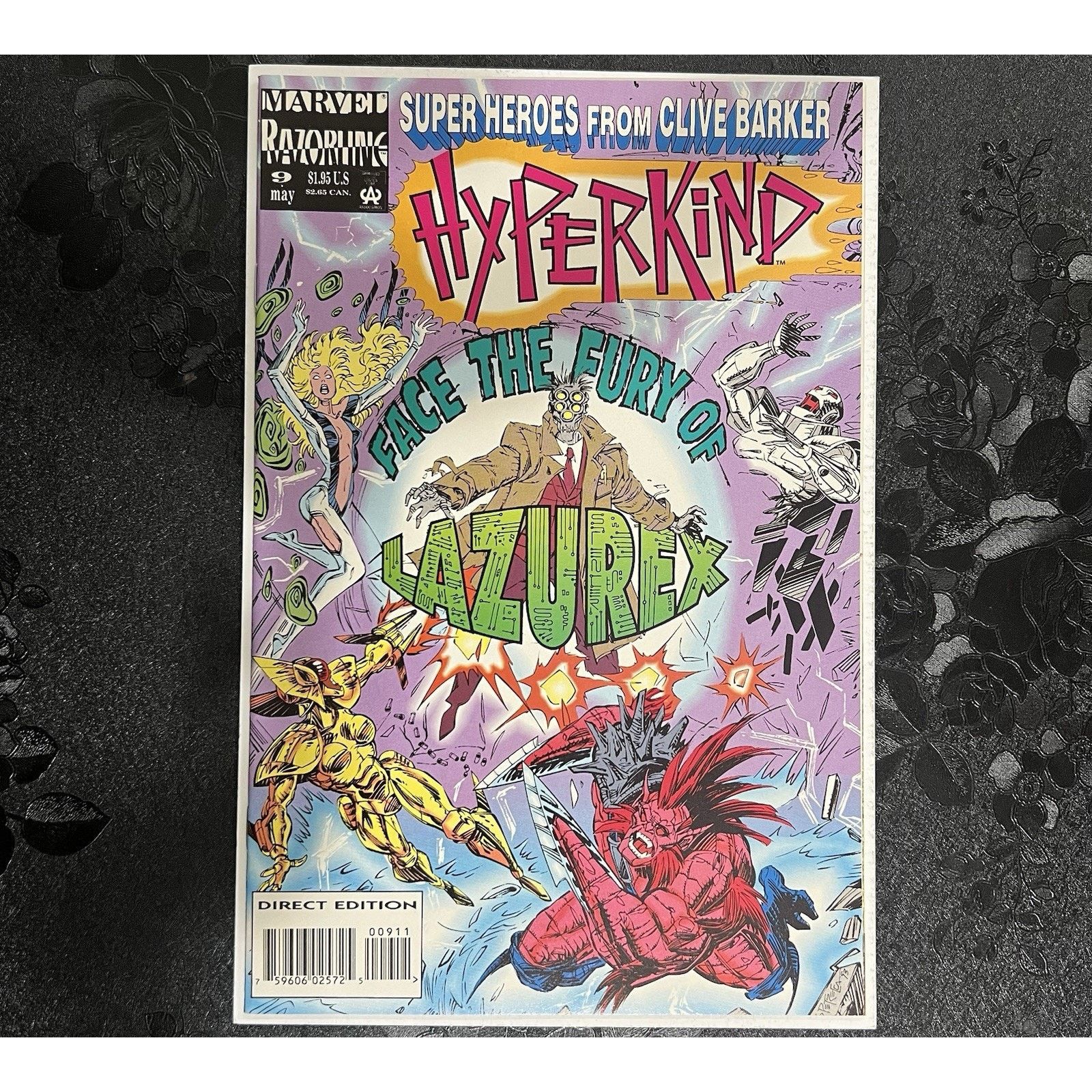 Marvel Comics Clive Barker HyperKind # 9 May 1993 Marvel Razorline Comics Size ONE SIZE - 1 Thumbnail