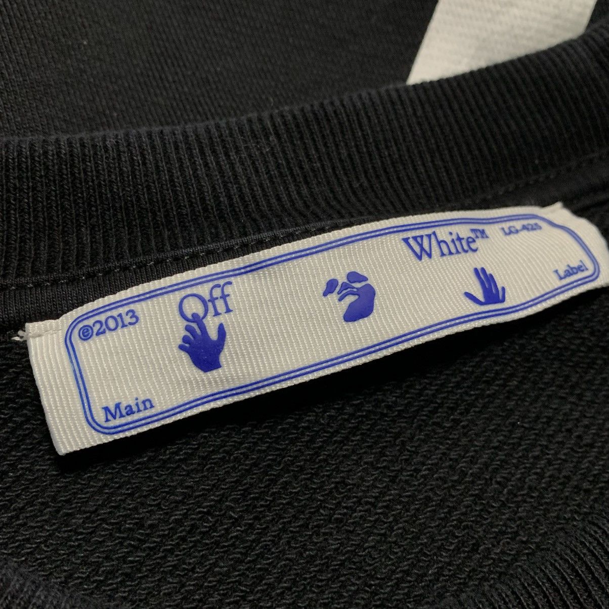 Off-White Off White Small Liquid Arrows Black Sweatshirt Crewneck Size US S / EU 44-46 / 1 - 5 Thumbnail