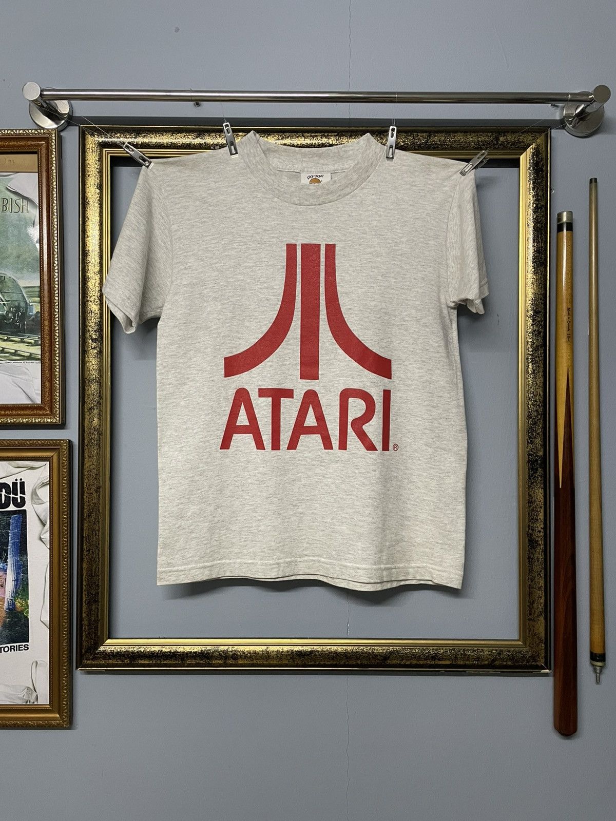 Vintage Vintage 1990s Atari Retro Video Game Thom Yorke Tshirt Size US S / EU 44-46 / 1 - 1 Thumbnail