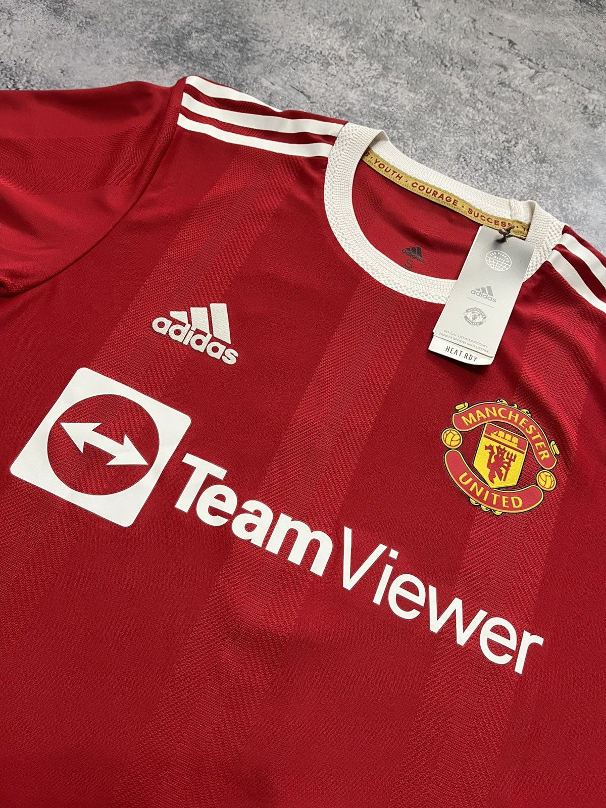 Adidas MANCHESTER UNITED ADIDAS 21/22 SOCCER HOME JERSEY 7 RONALDO Size US S / EU 44-46 / 1 - 4 Thumbnail