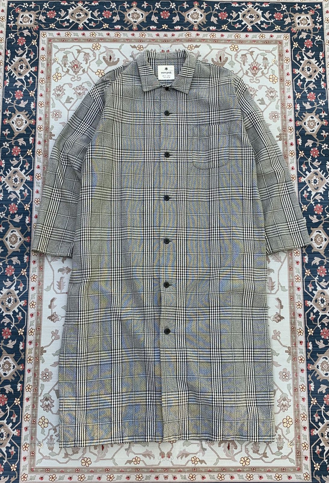 Snow Peak SNOW PEAK PLAID PATTERNED LONG COAT Size US L / EU 52-54 / 3 - 1 Thumbnail