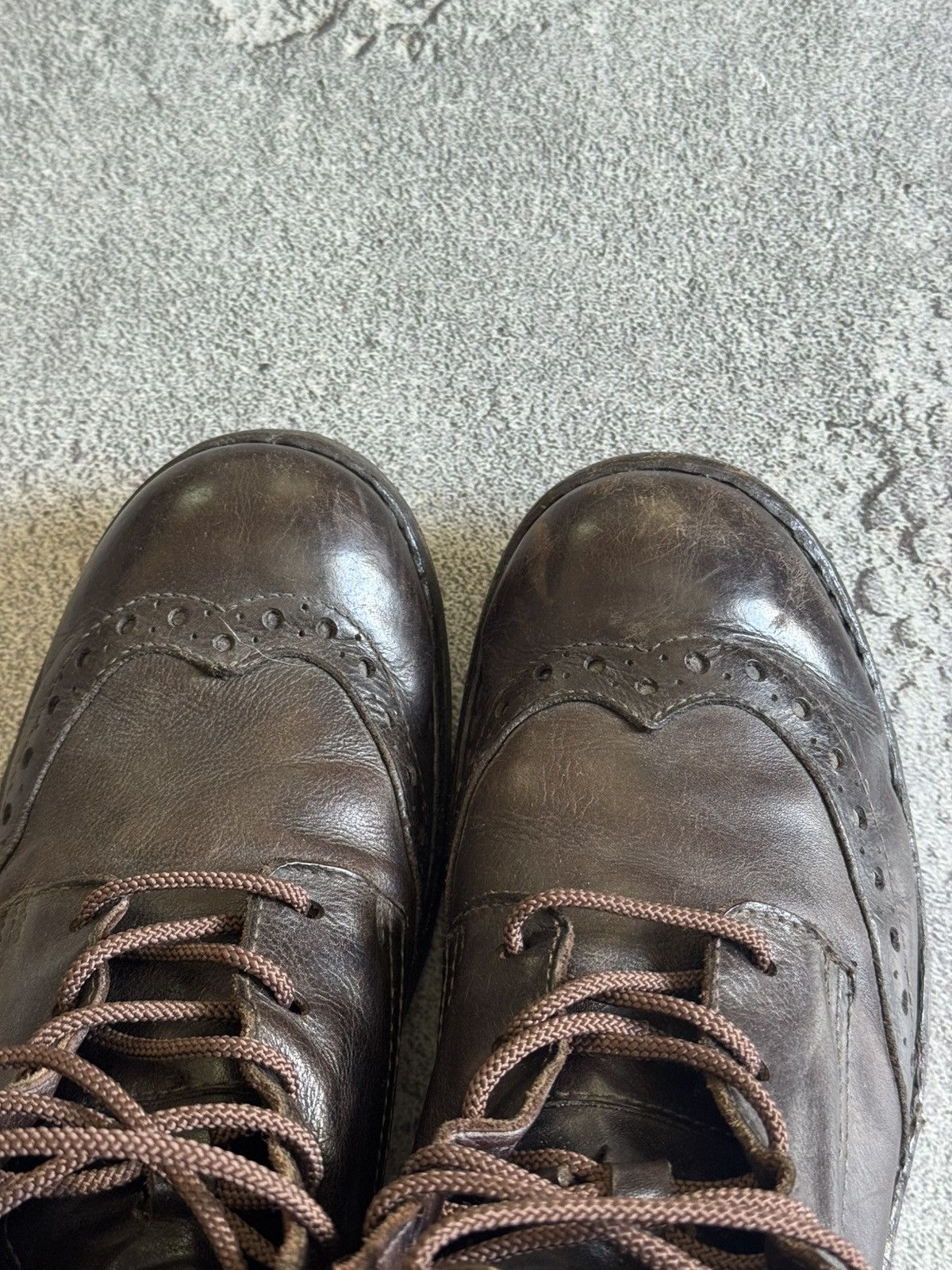 MoMA MOMA 42size brown leather high boots shoes vintage retro Size US 9 / EU 42 - 18 Thumbnail