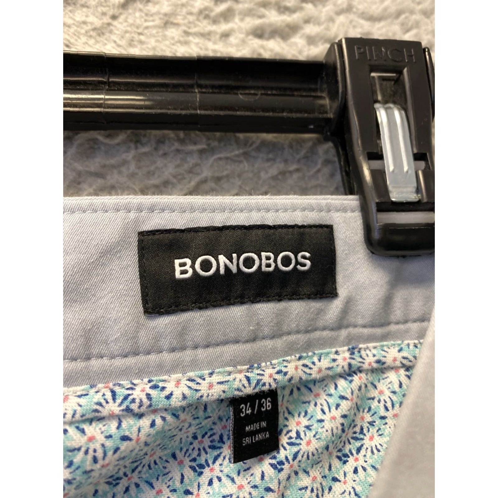 Bonobos Bonobos Pants Slim Chino Mens 34x36 Gray Stretch Cotton Spandex Flat Front Tapered Leg Casual Business Size US 34 / EU 50 - 7 Thumbnail