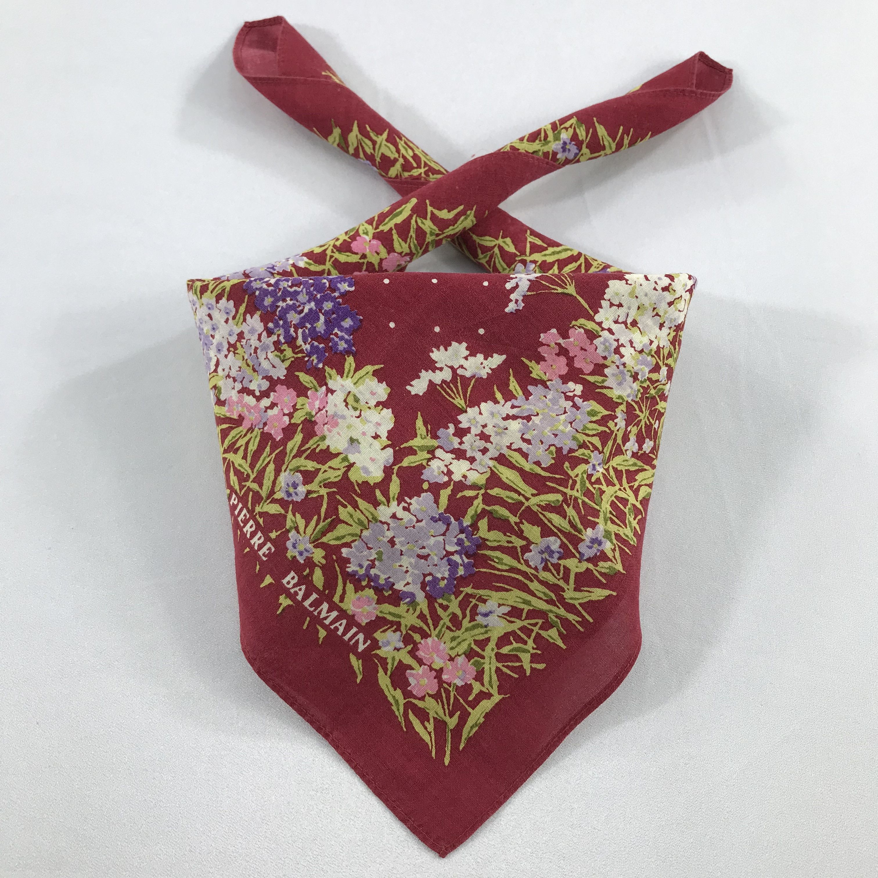 Vintage Pierre Balmain Bandana/ Handkerchief / Neckerchief Size ONE SIZE - 1 Thumbnail