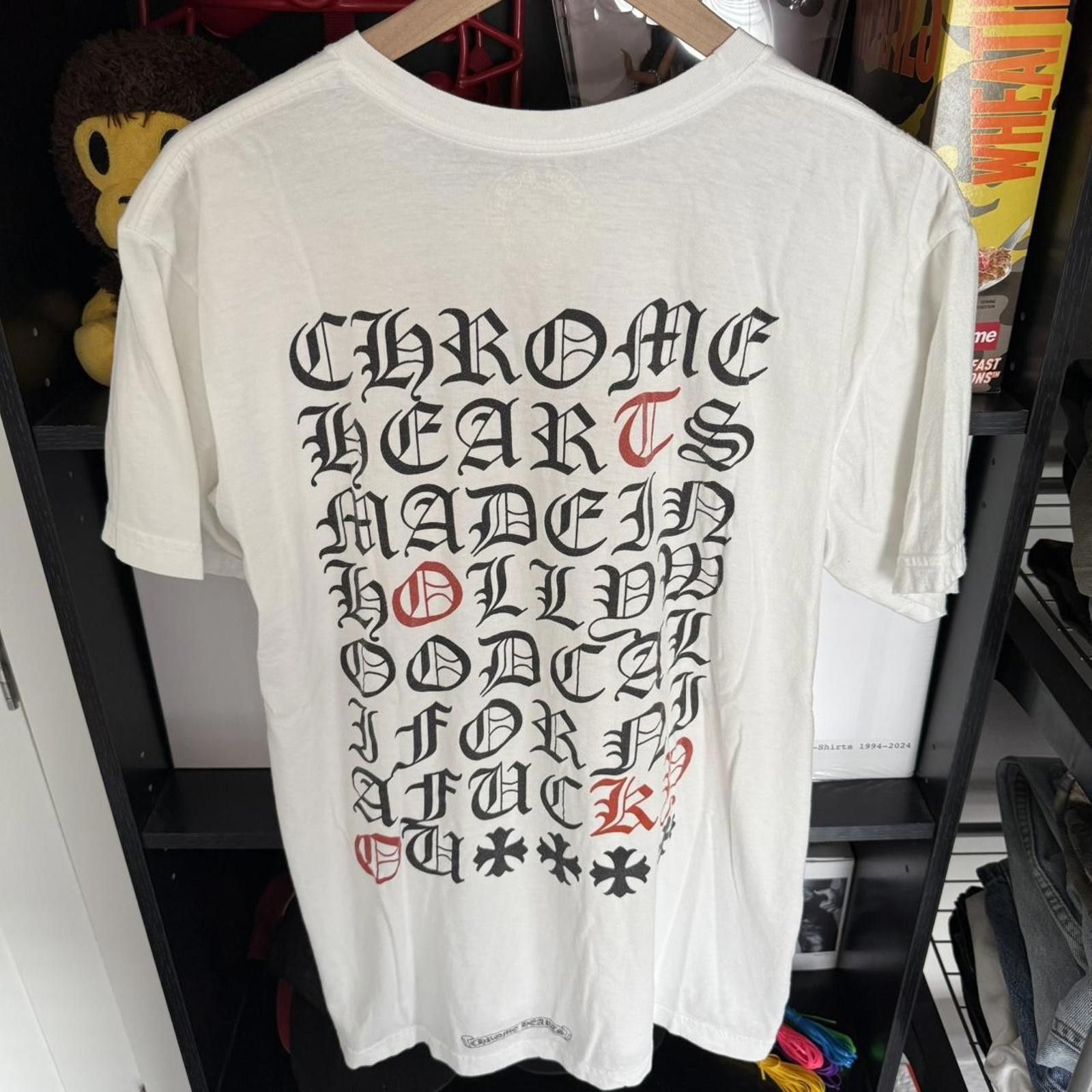 Chrome Hearts Chrome Hearts Hollywood Script T Shirt Size US L / EU 52-54 / 3 - 1 Thumbnail
