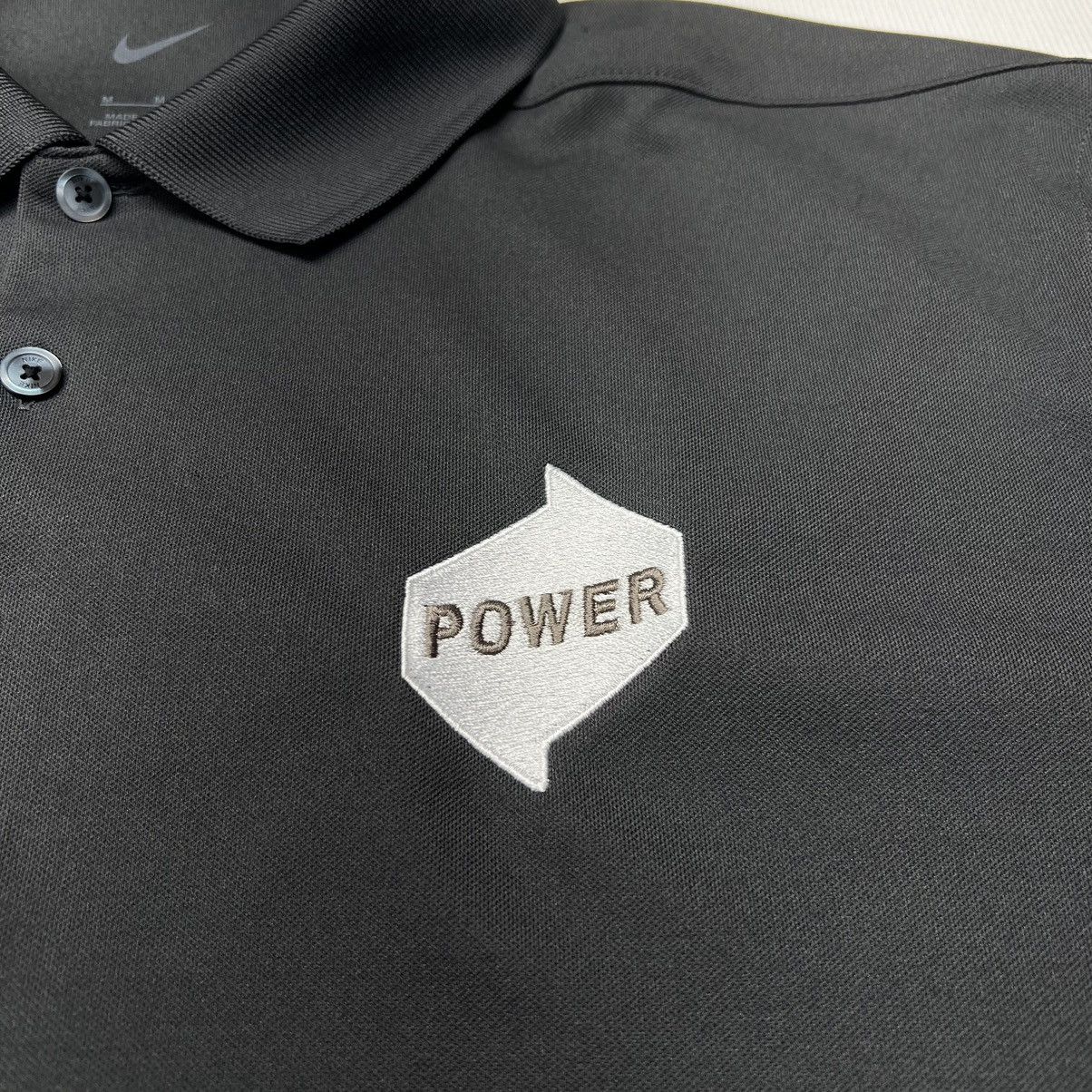 Nike Nike Polo Shirt Grey Golf Embroidered Power Logo Athletic Size US M / EU 48-50 / 2 - 3 Thumbnail