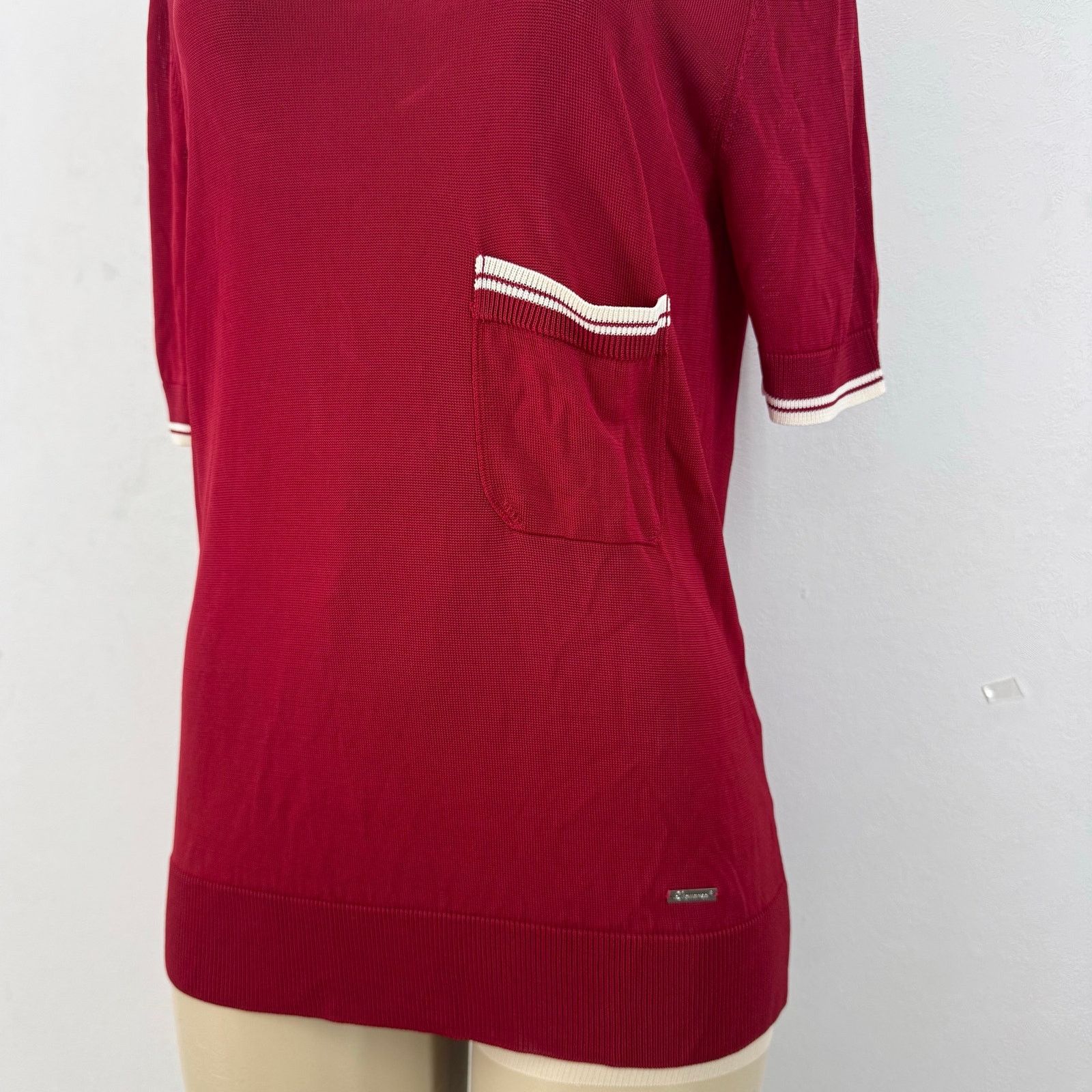 Dsquared2 DSQUARED2 Red Sweater T-Shirt Lightweight Made in Italy Size S / US 4 / IT 40 - 4 Thumbnail
