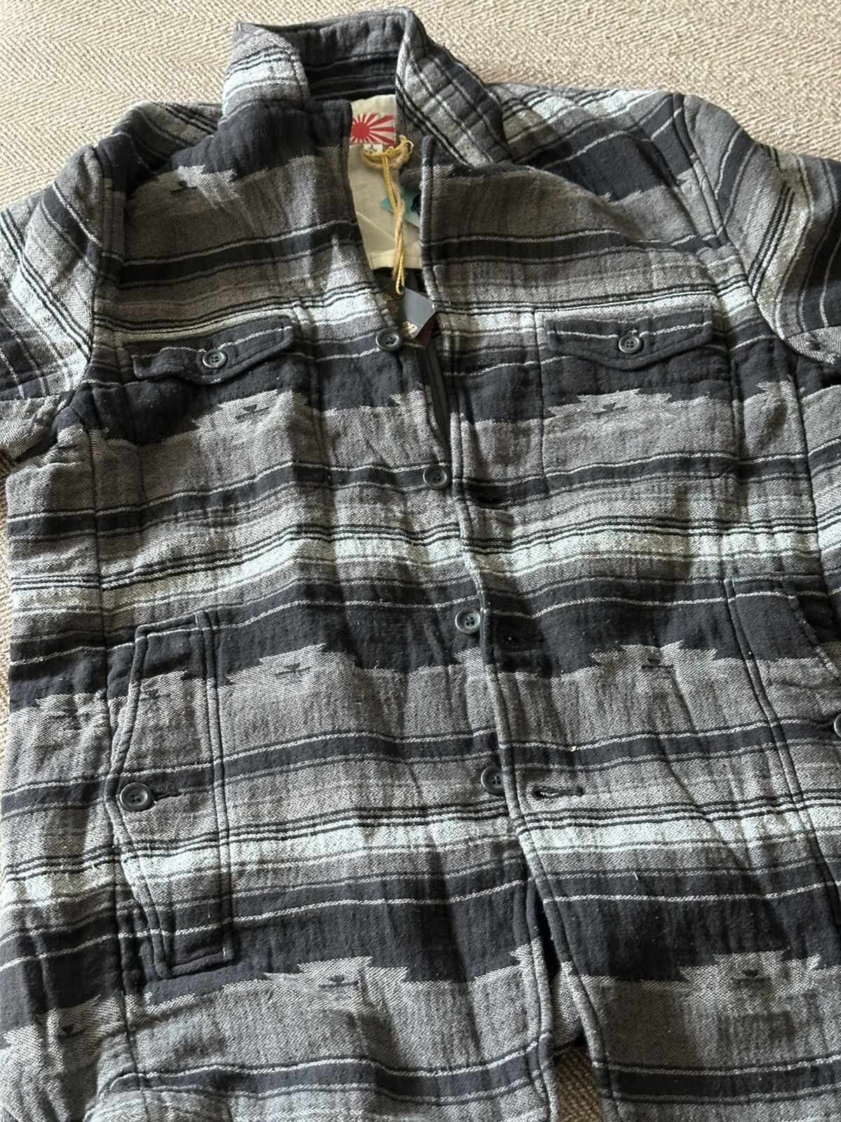 Prps PRPS Noir Quilted Jacket – Made in Japan -L- New With Tags Size US L / EU 52-54 / 3 - 2 Thumbnail