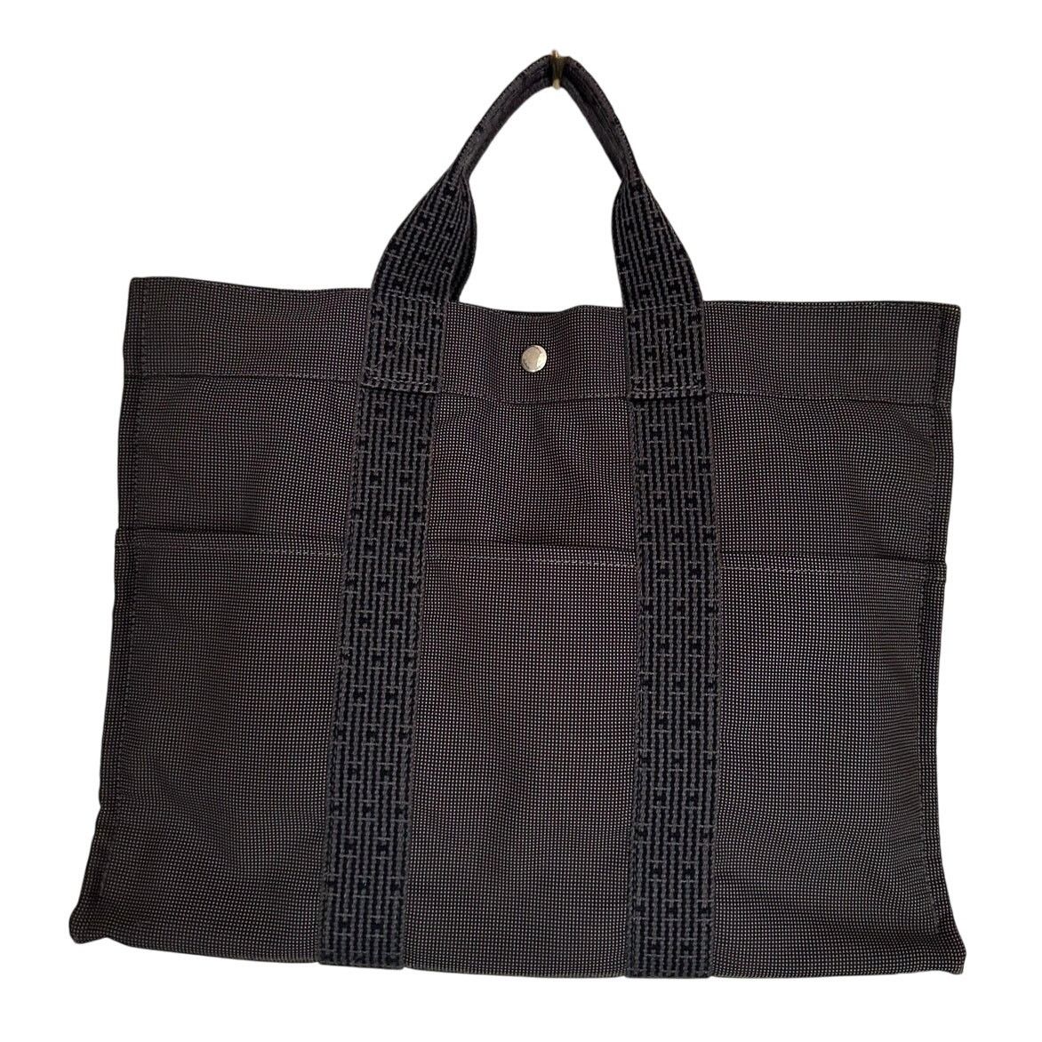 Hermes Hermes HerLine MM Tote Bag Charcoal Gray / Black Size ONE SIZE - 2 Thumbnail