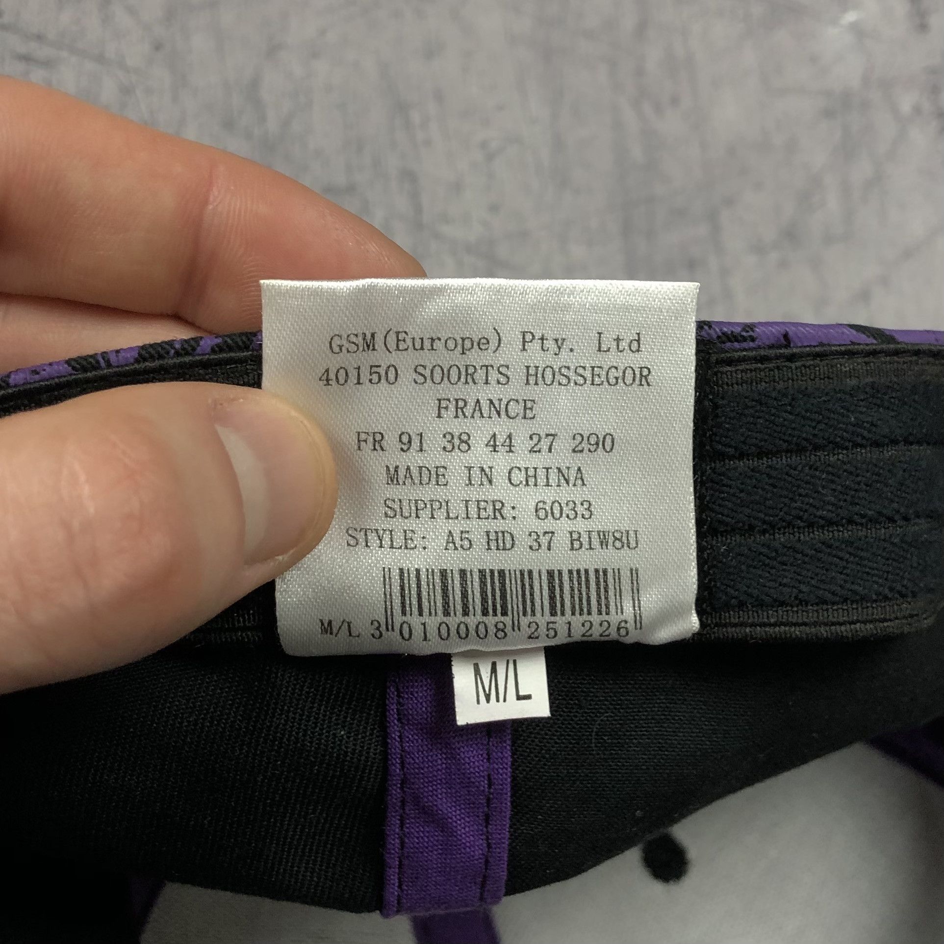 Billabong Y2K Billabong Purple Skulls Cap AOP Size ONE SIZE - 8 Thumbnail