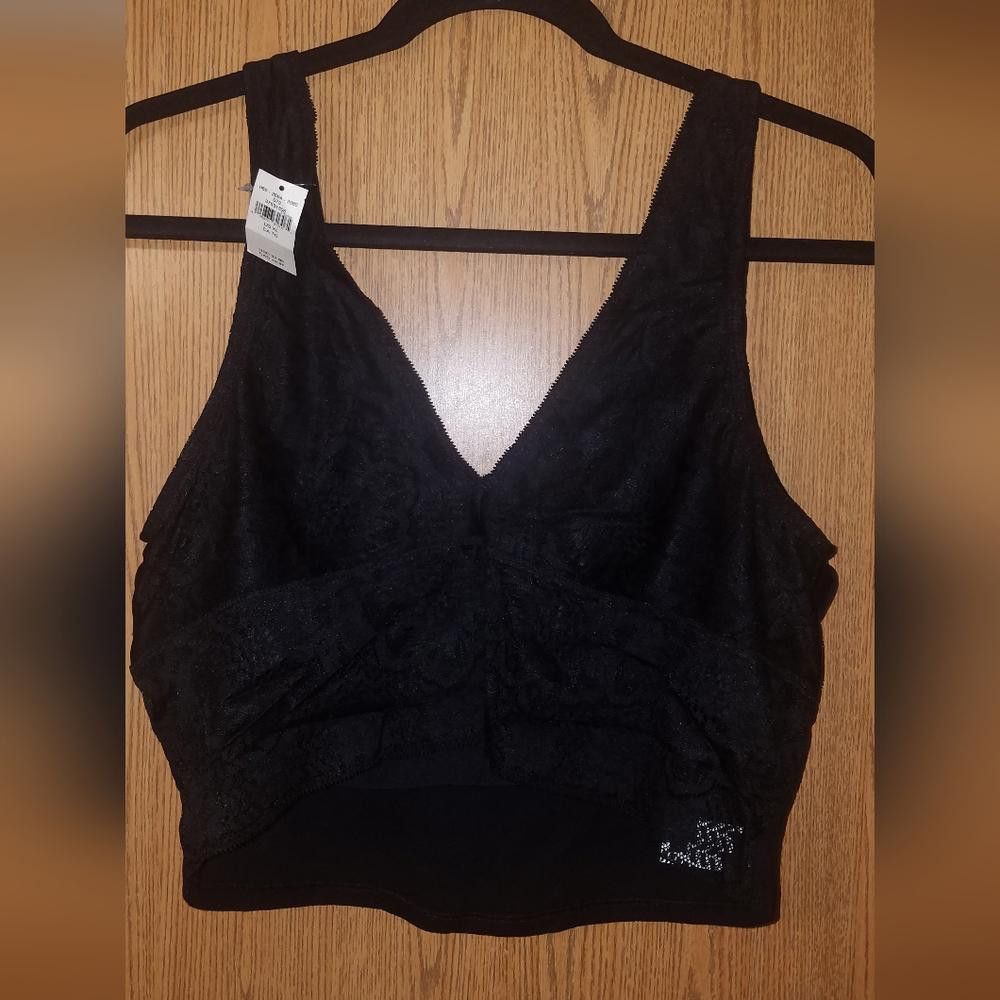 Designer NWT Aerie Bra Black Size XL Size ONE SIZE - 1 Thumbnail