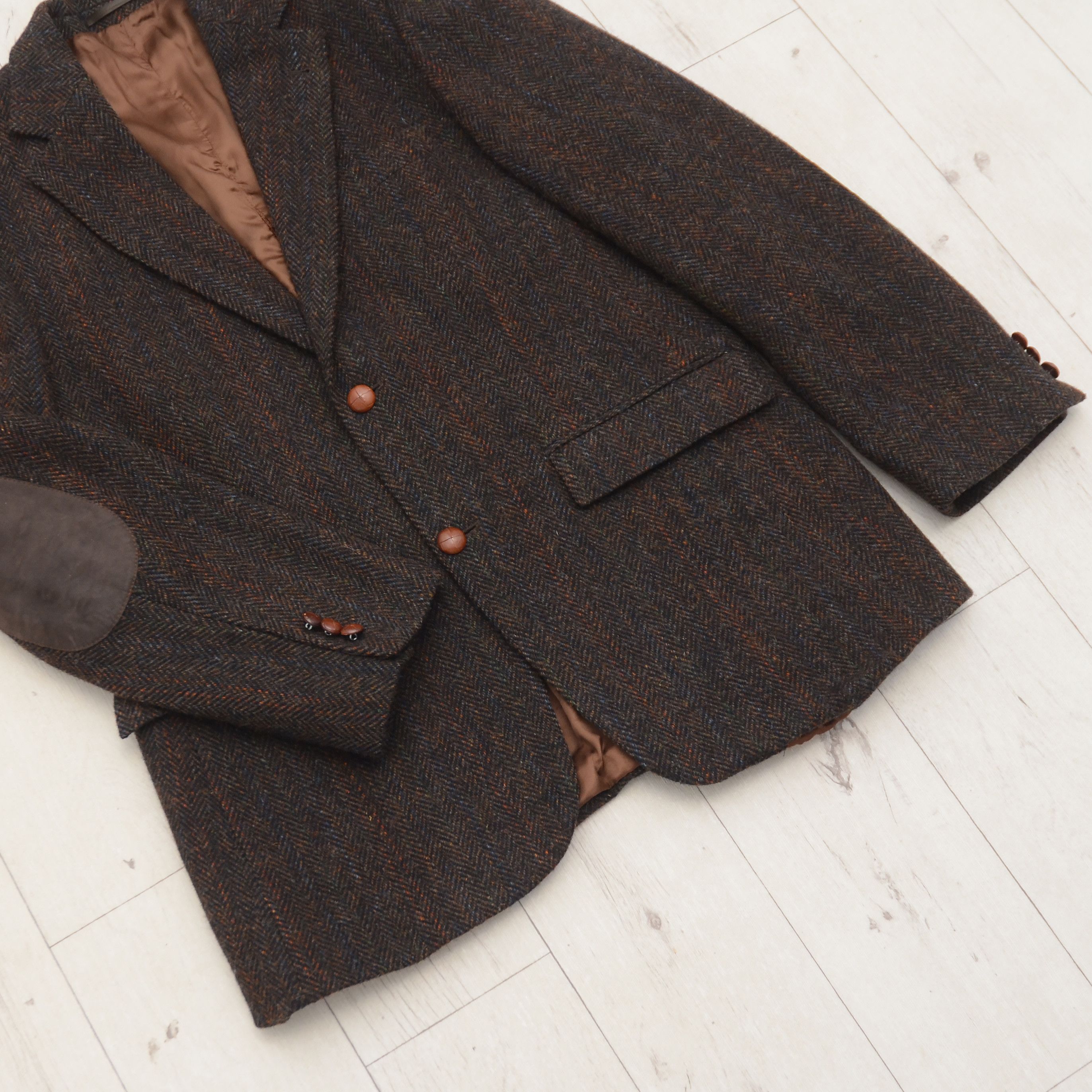 Harris Tweed Vintage HARRIS TWEED x Anson's Handwoven Wool Blazer sz. L-M Size 42R - 5 Thumbnail