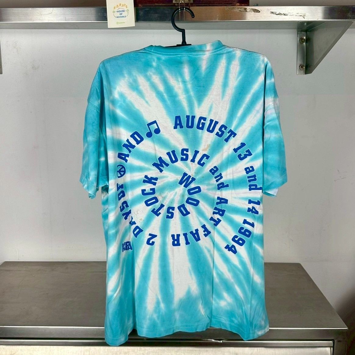 Band Tees Vtg 90s Woodstock Music Festival Music and Peace Tie-dye Tee Size US XXL / EU 58 / 5 - 3 Thumbnail
