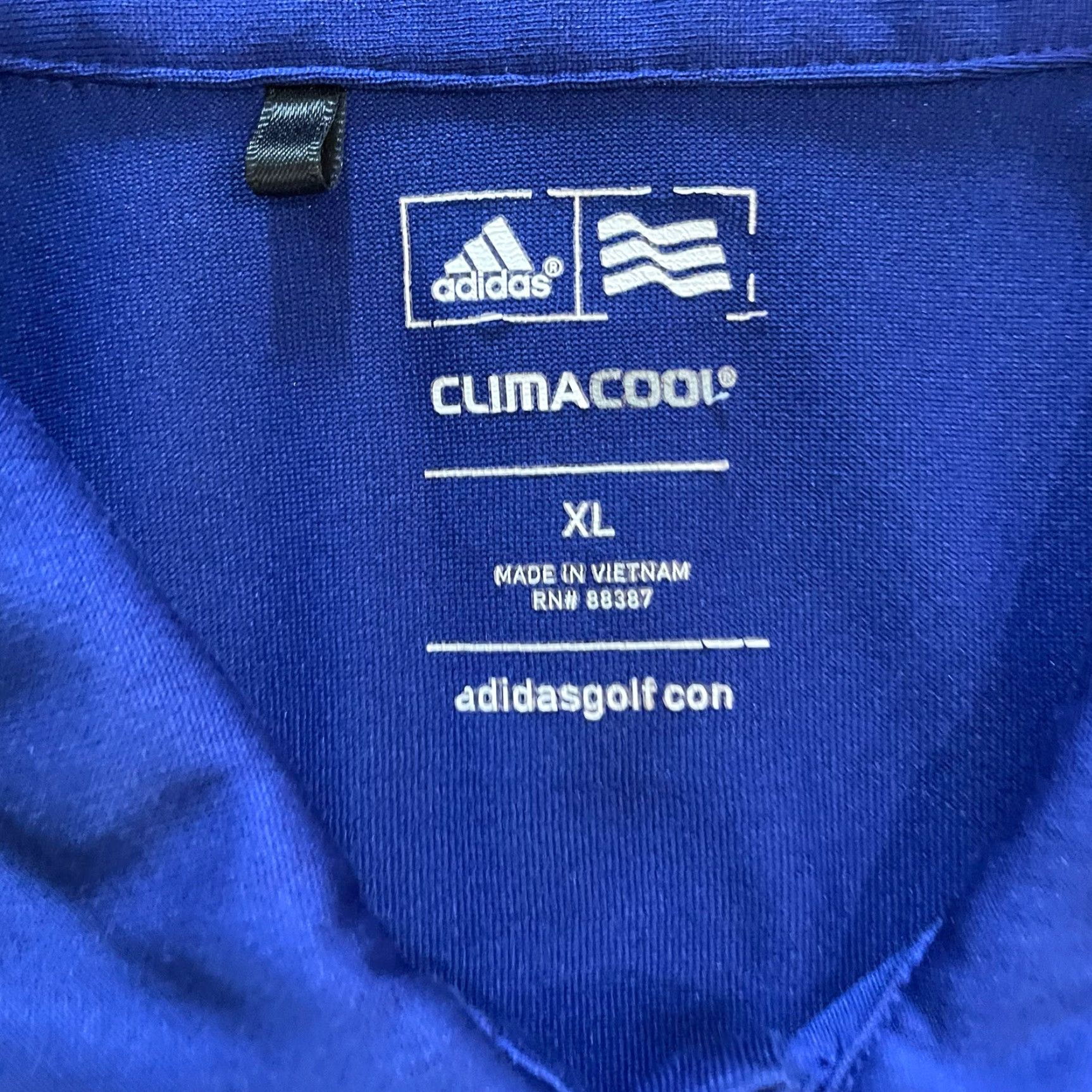 Adidas Adidas Golf Polo Talking Rock Blue XL Mens Polo Size US XL / EU 56 / 4 - 2 Thumbnail