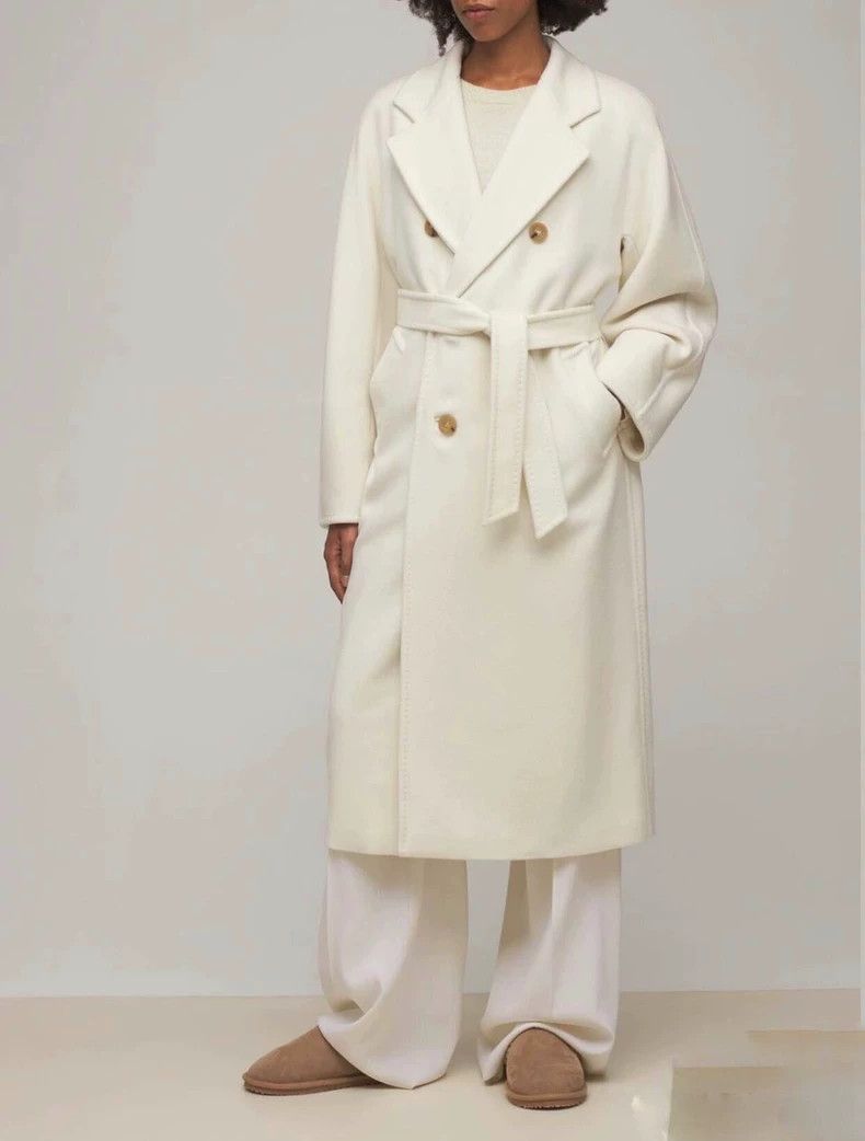 Max Mara Max Mara Coat beige women's dress Size XL / US 12-14 / IT 48-50 - 2 Thumbnail