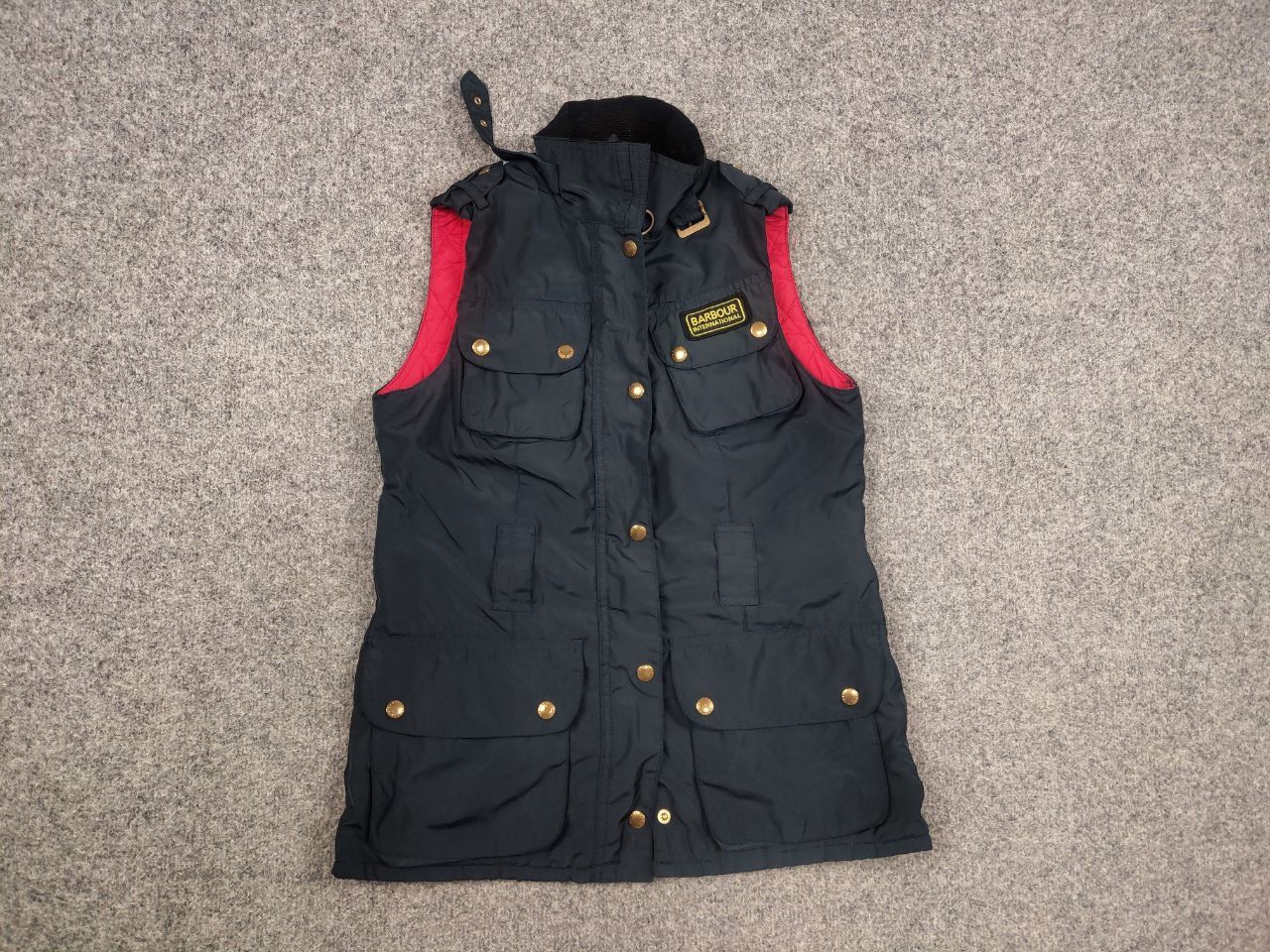 Barbour Barbour International Gold Navy Rainbow Vest Jacket Size M / US 6-8 / IT 42-44 - 7 Thumbnail