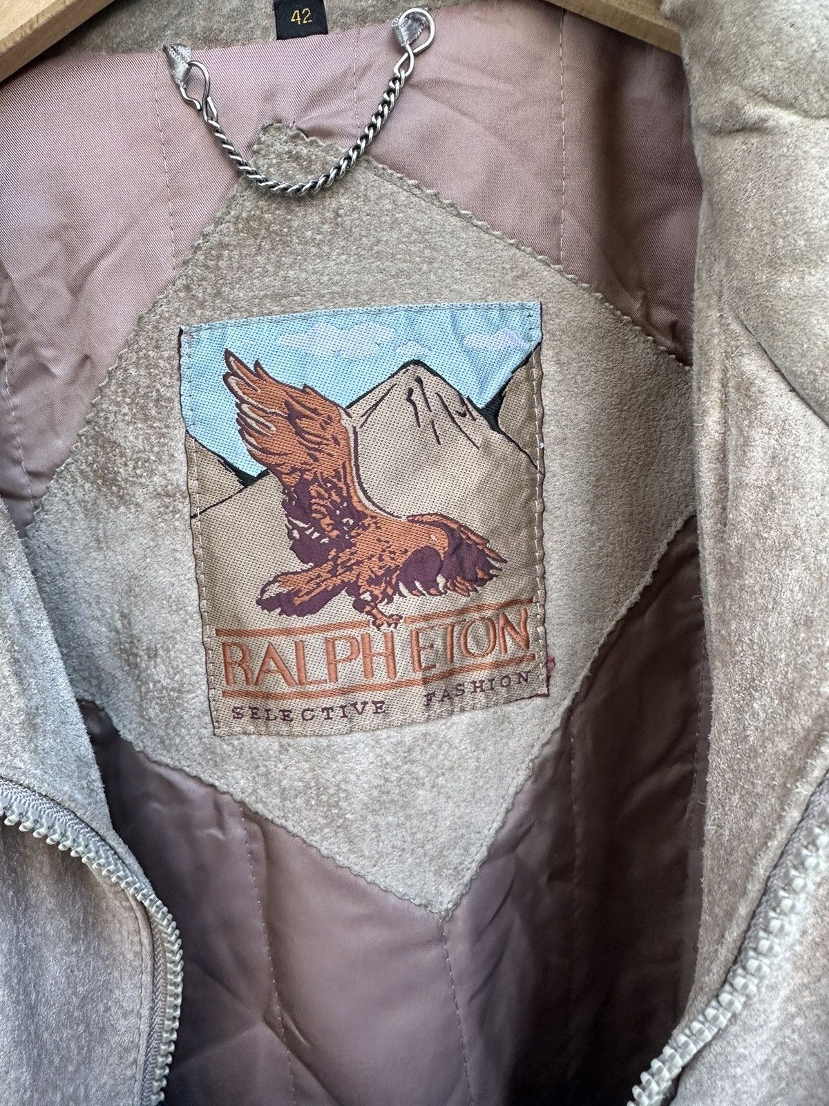 Japanese Brand Ralph Eton Suede Leather Jacket made in Korea Size US M / EU 48-50 / 2 - 7 Thumbnail