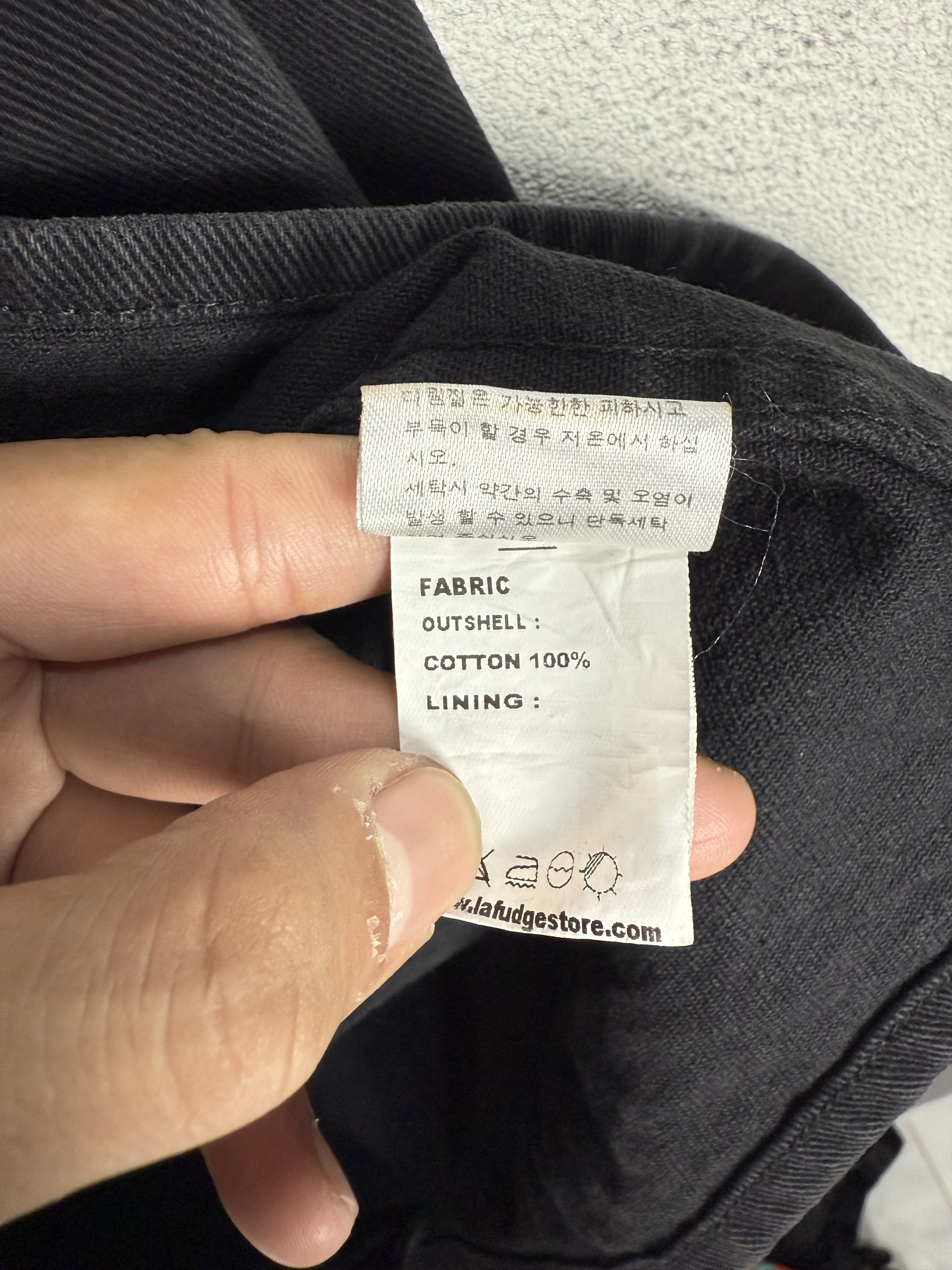 Japanese Brand Lafudge Big Pocket Black Outer Shirt Size US L / EU 52-54 / 3 - 12 Thumbnail