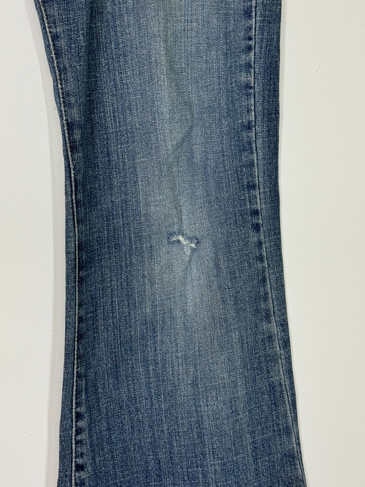 Hysteric Glamour × If Six Was Nine × Japanese Brand FLARE ORIRIN BUSH PANT BOOT CUT DISTRESSED DENIM Size US 30 / EU 46 - 8 Thumbnail