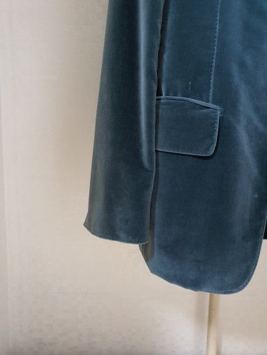 Tom Ford o1sm1stk0824 Shelton Fit Emerald Green Velvet Blazer Green Size US M / EU 48-50 / 2 - 3 Thumbnail