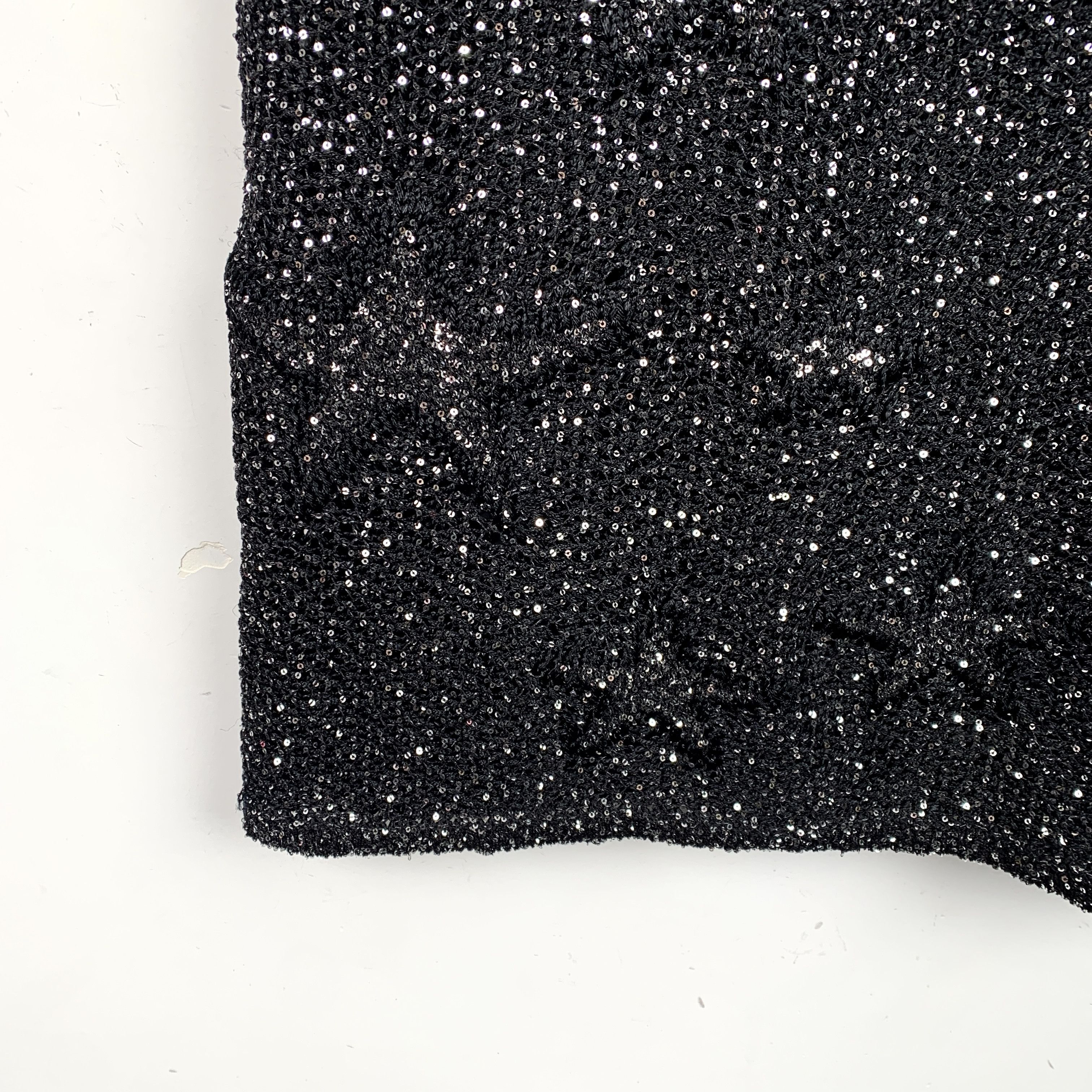 Chanel CW0038 Chanel Black Sequined Sleeveless Mini Dress Size S / US 4 / IT 40 - 5 Thumbnail