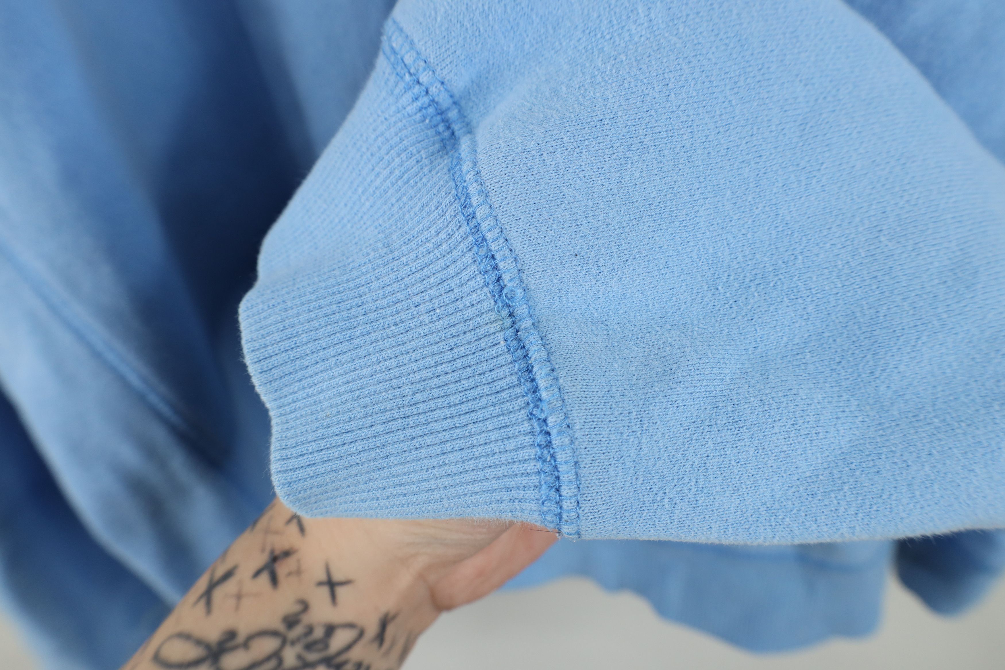 Starter Vintage 90s Starter Monochrome Sweatshirt Carolina Blue Size US XL / EU 56 / 4 - 9 Thumbnail