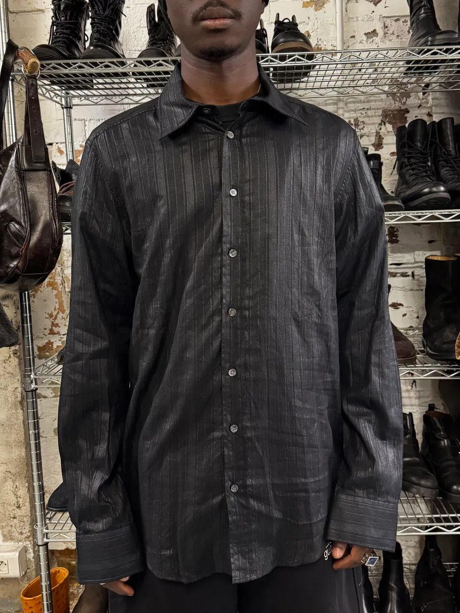 Dolce & Gabbana 2000s Dolce & Gabbana Black Stripes Shirt Size US M / EU 48-50 / 2 - 2 Thumbnail