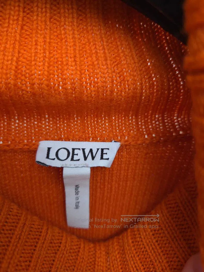 Loewe Loewe Orange logo embroidered sweater Size S / US 4 / IT 40 - 8 Thumbnail