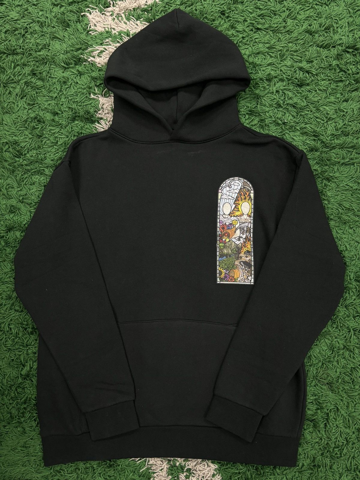 image of Who Decides War Mrdr Brvdo Hoodie Small in Black, Men's