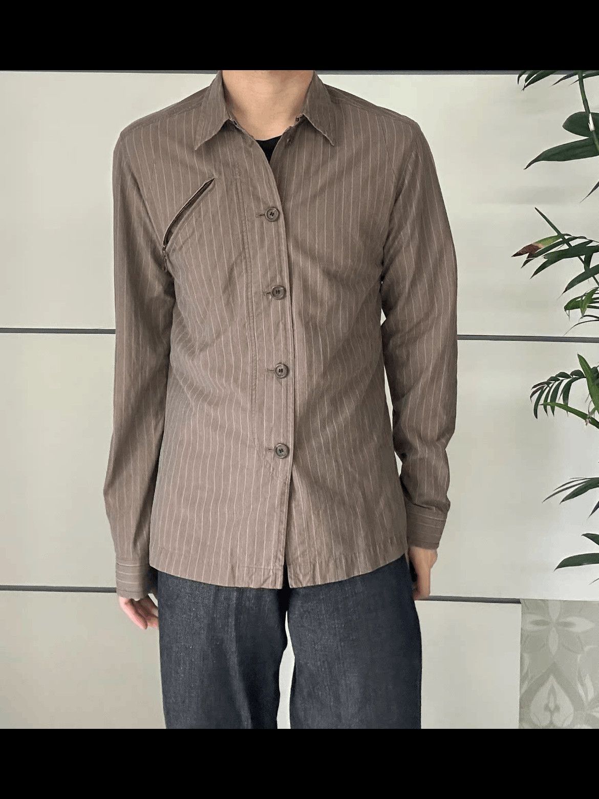 Dries Van Noten Sz 48 Dries Van Noten Zipper Shirt Jacket-2508 Size US M / EU 48-50 / 2 - 7 Thumbnail